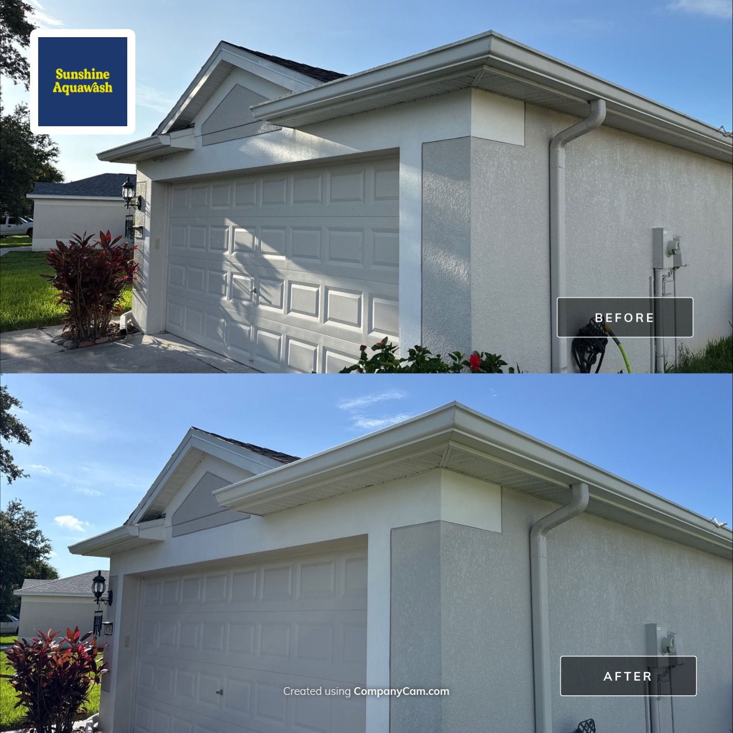 Complete House & Concrete Cleaning in Harrison Ranch Community – Parrish, FL by Sunshine AquaWash