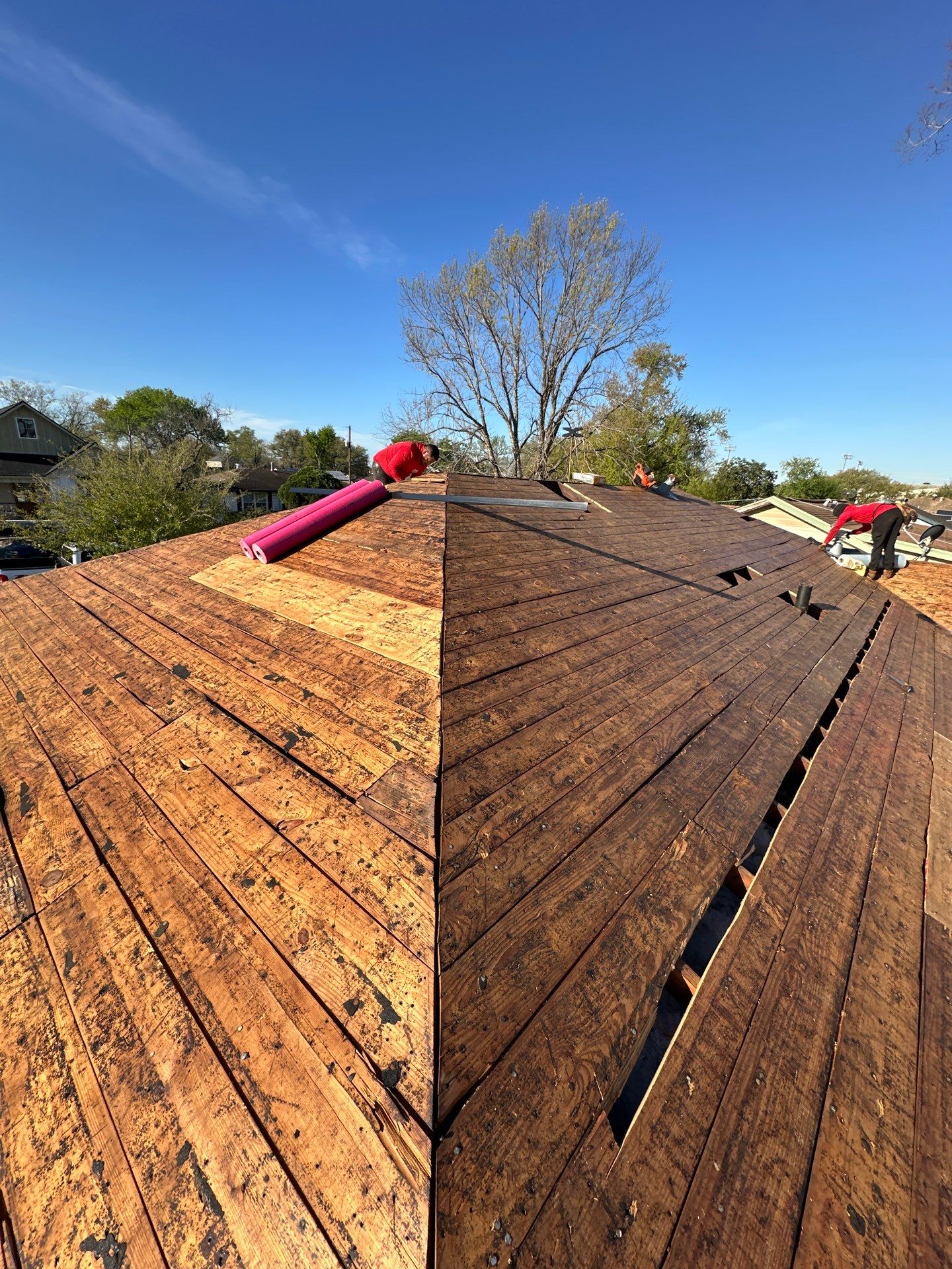 Project in Houston by Motion Roofing