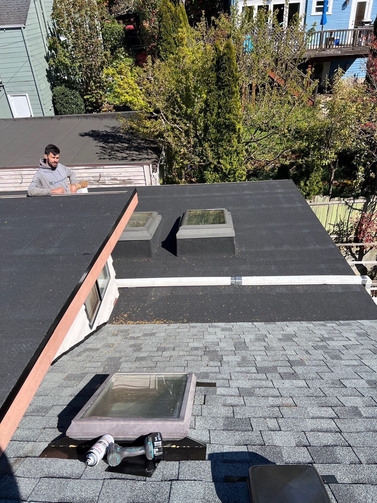 Residential Roofing Installation using GAF HDZ Shingles by Roofing Formula LLC