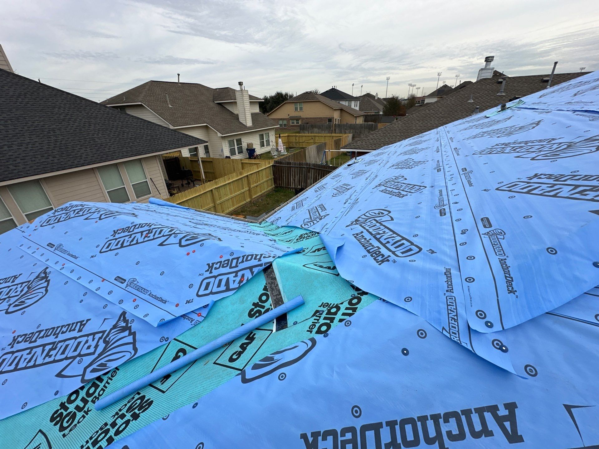 Project in Houston by Motion Roofing