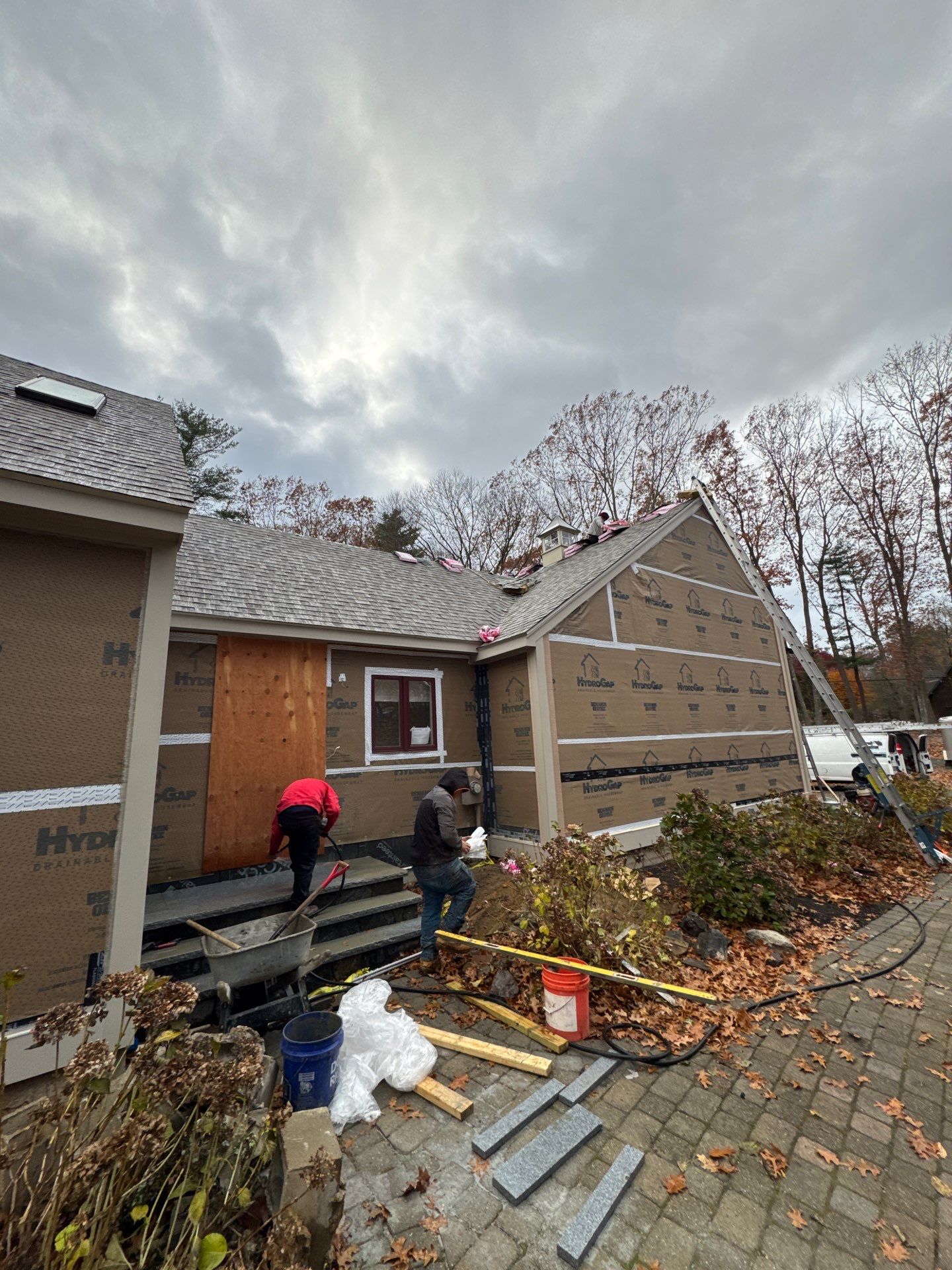 Complete House & Barn Roof with 13 Skylight Reflashing + EPDM Repairs by Mighty Dog Roofing of Greater Middlesex County