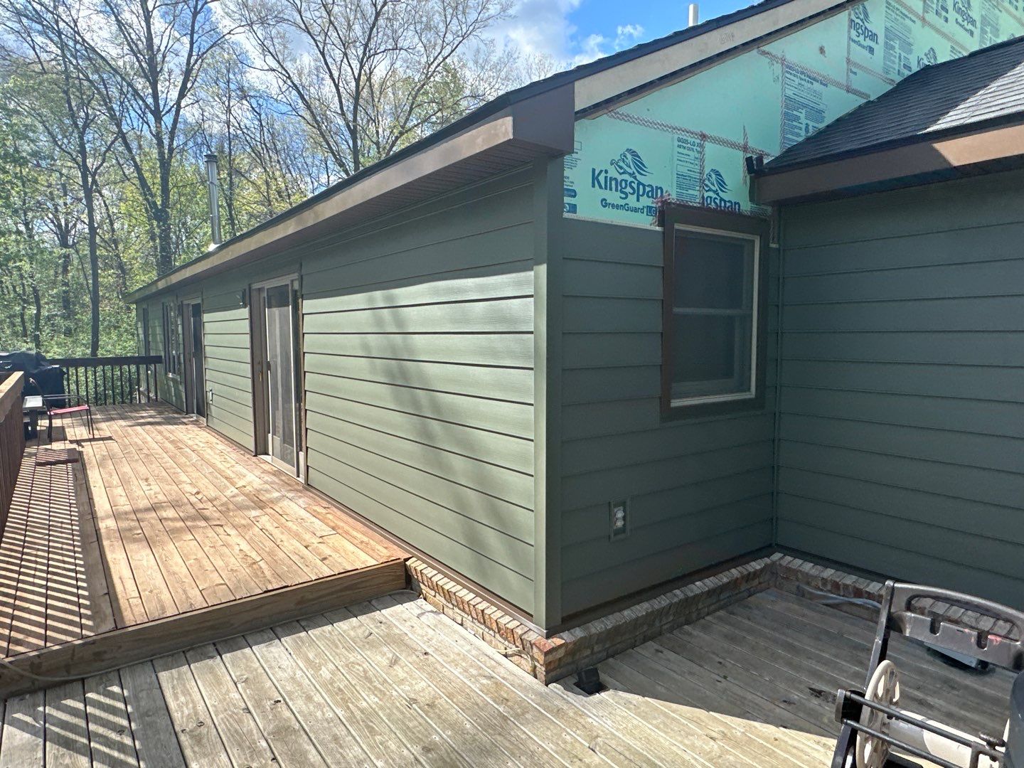 Siding Replacement using Alside S7 Cedar Mill Grain Composite by 180 Contractors