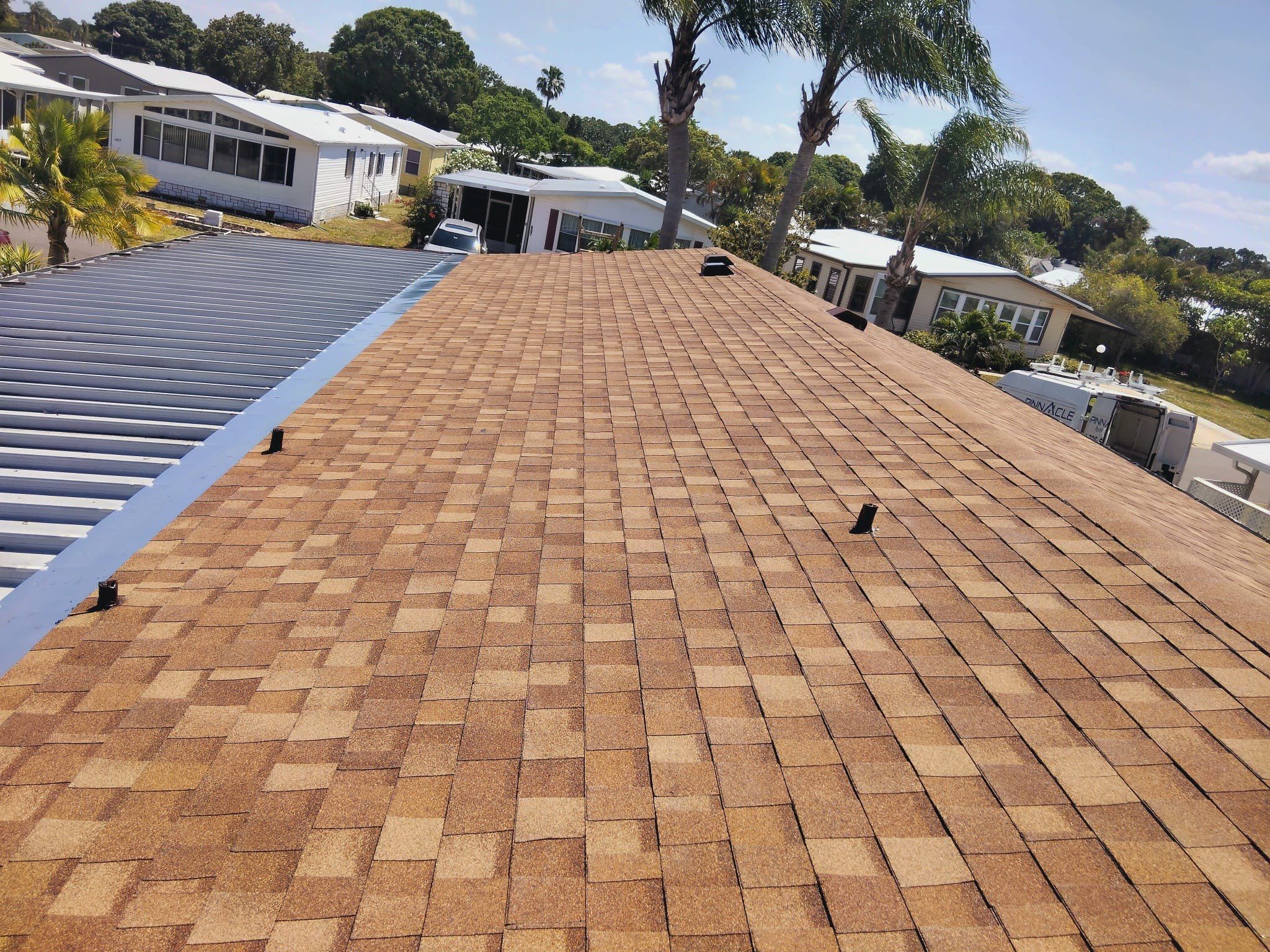 Shingle Reroof Replacement Sebastian FL by Pinnacle Roofing Group