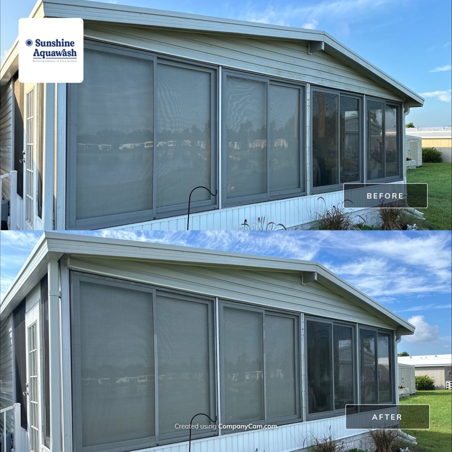 🏡 Mobile Home Soft Wash – Colony Cove, Ellenton, FL by Sunshine AquaWash