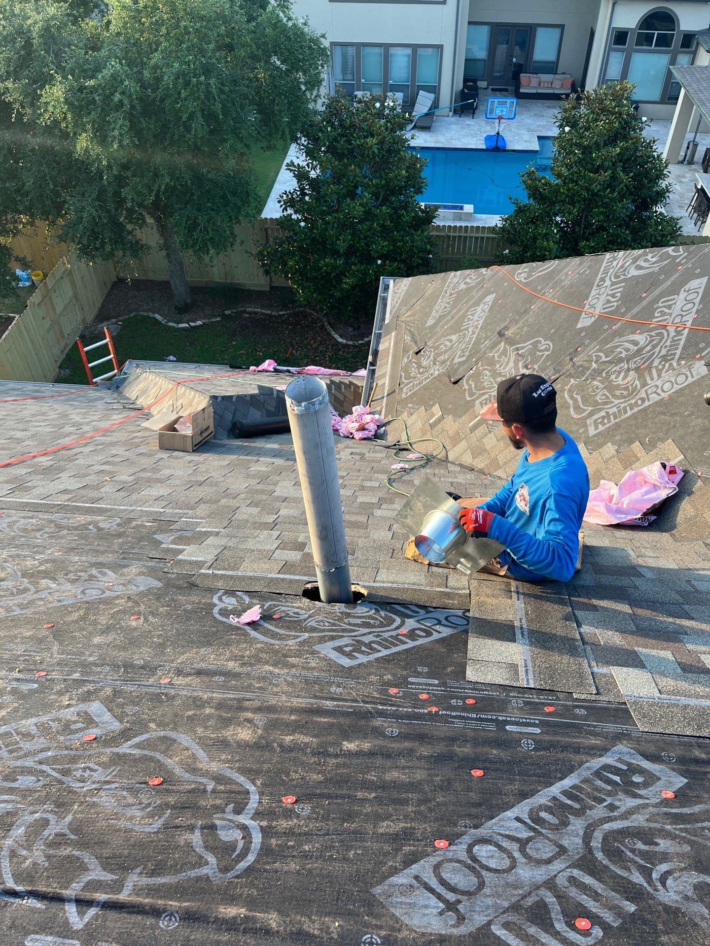 Residential Roofing Repair using Owen's Corning Duration (Lifetime) Shingles by Roof Repair Services LLC