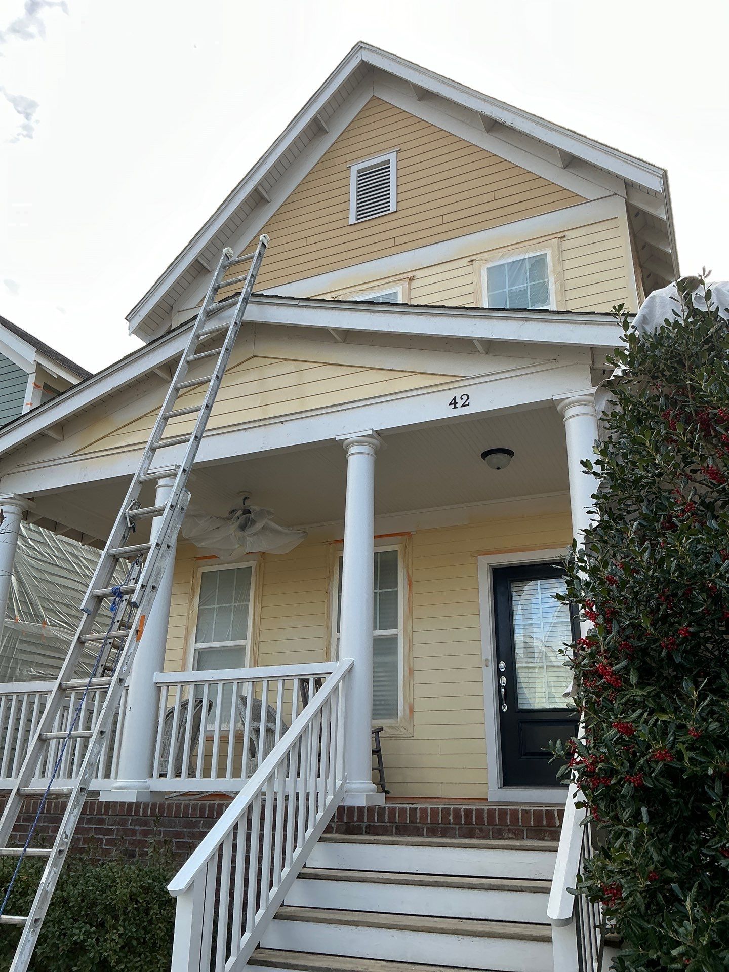 Exterior painting Chapel Hill NC G. Woods by GonzalezPainters & Contractors Inc 