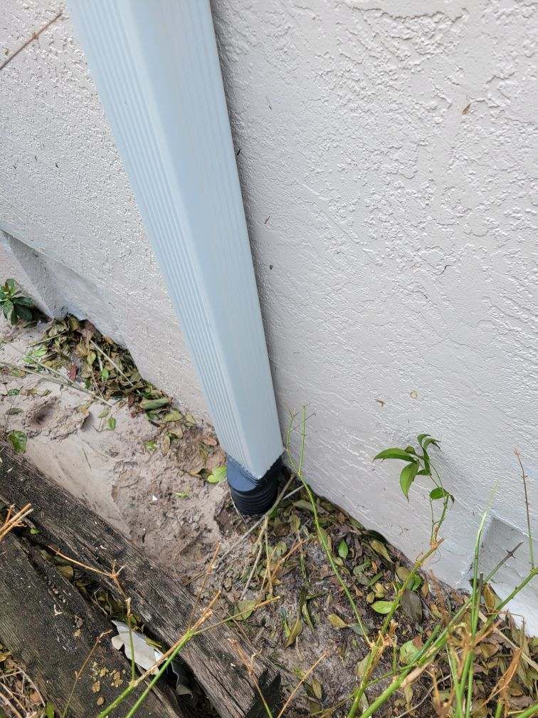 Finish Gutters for Luxury Homes in Longboat Key FL by Gutter Professors