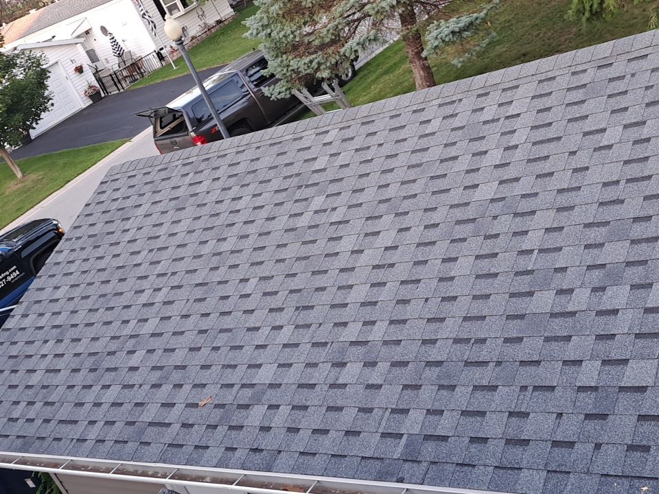 Ranch House and Garage Roof Installation with GAF Shingles by Gellings Roofing & Siding