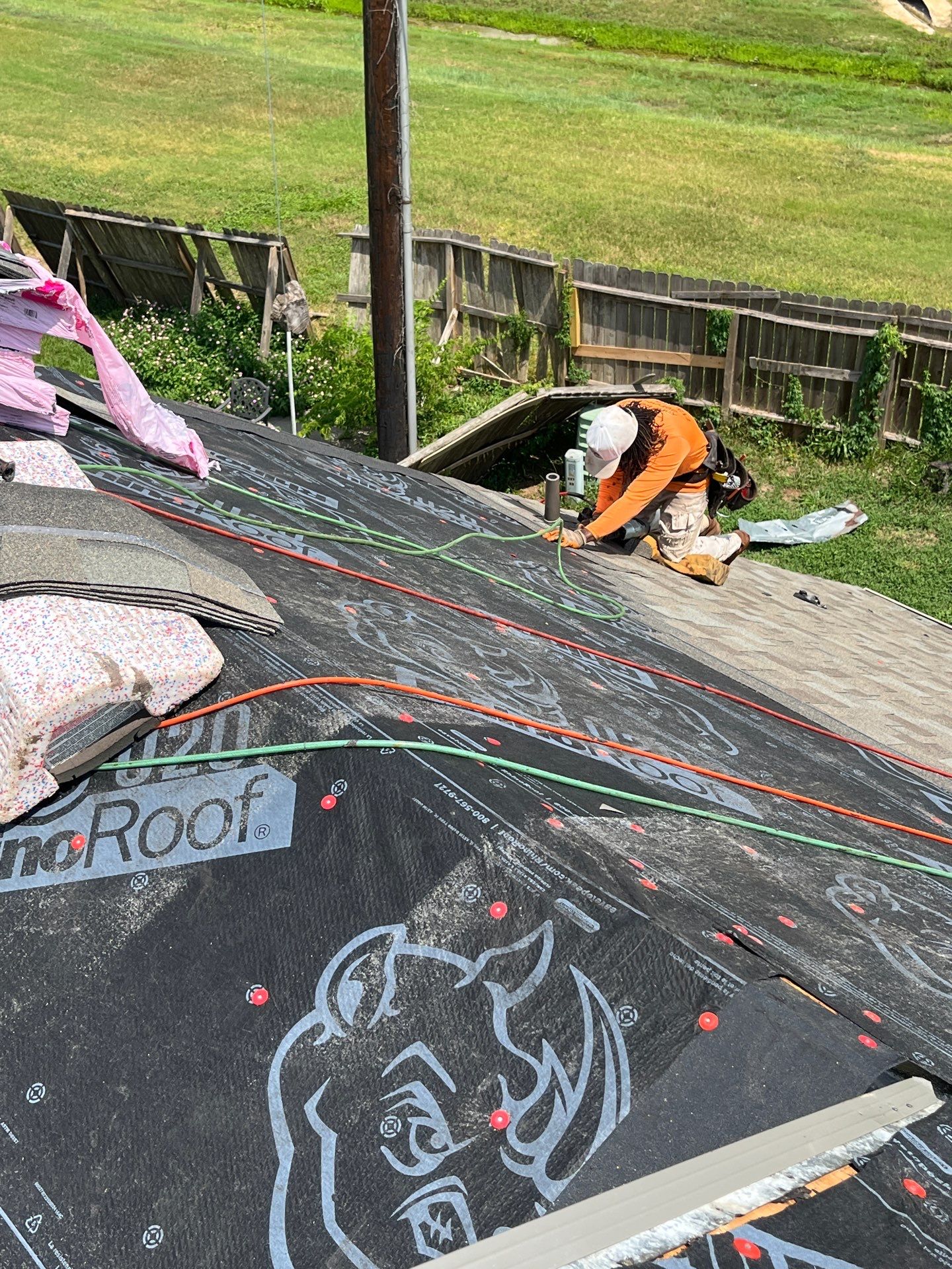 Residential Roofing Installation using Owen's Corning Duration (Lifetime) Shingles by Roof Repair Company