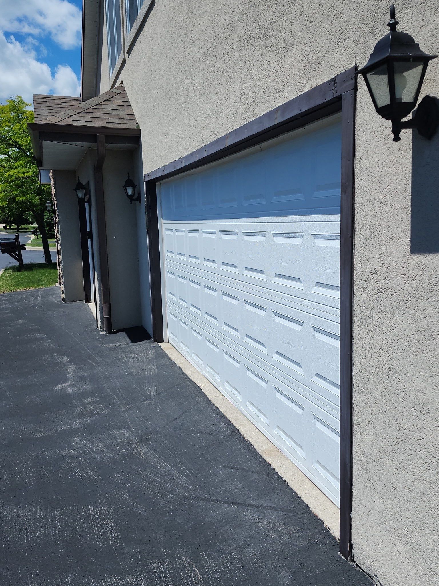 Interior Trim Painting and Garage Door Refinishing in Franklin by OCS Contracting Services