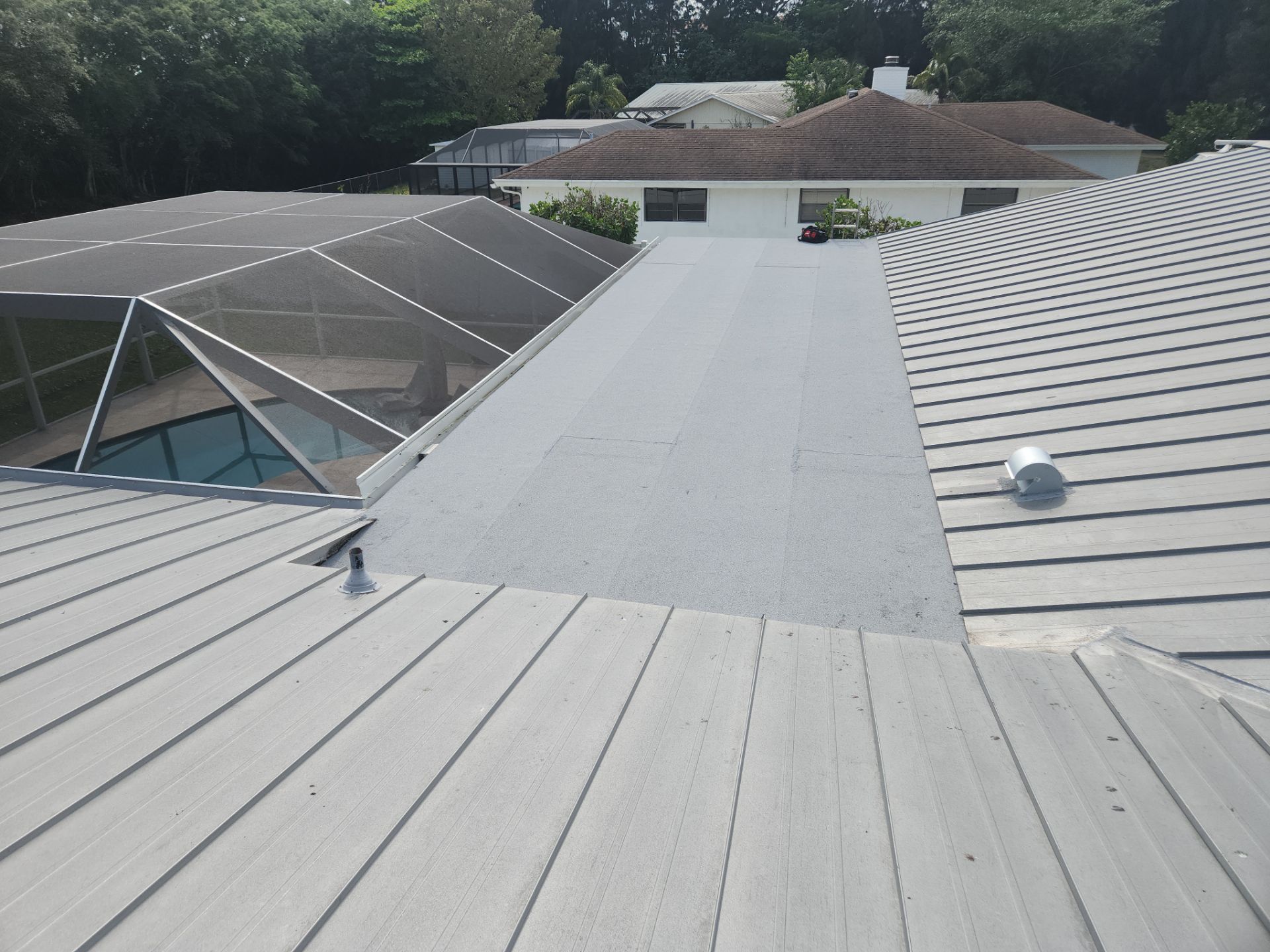 Flat Roof Replacement and Fascia Repair in Margate by Aastro Roofing