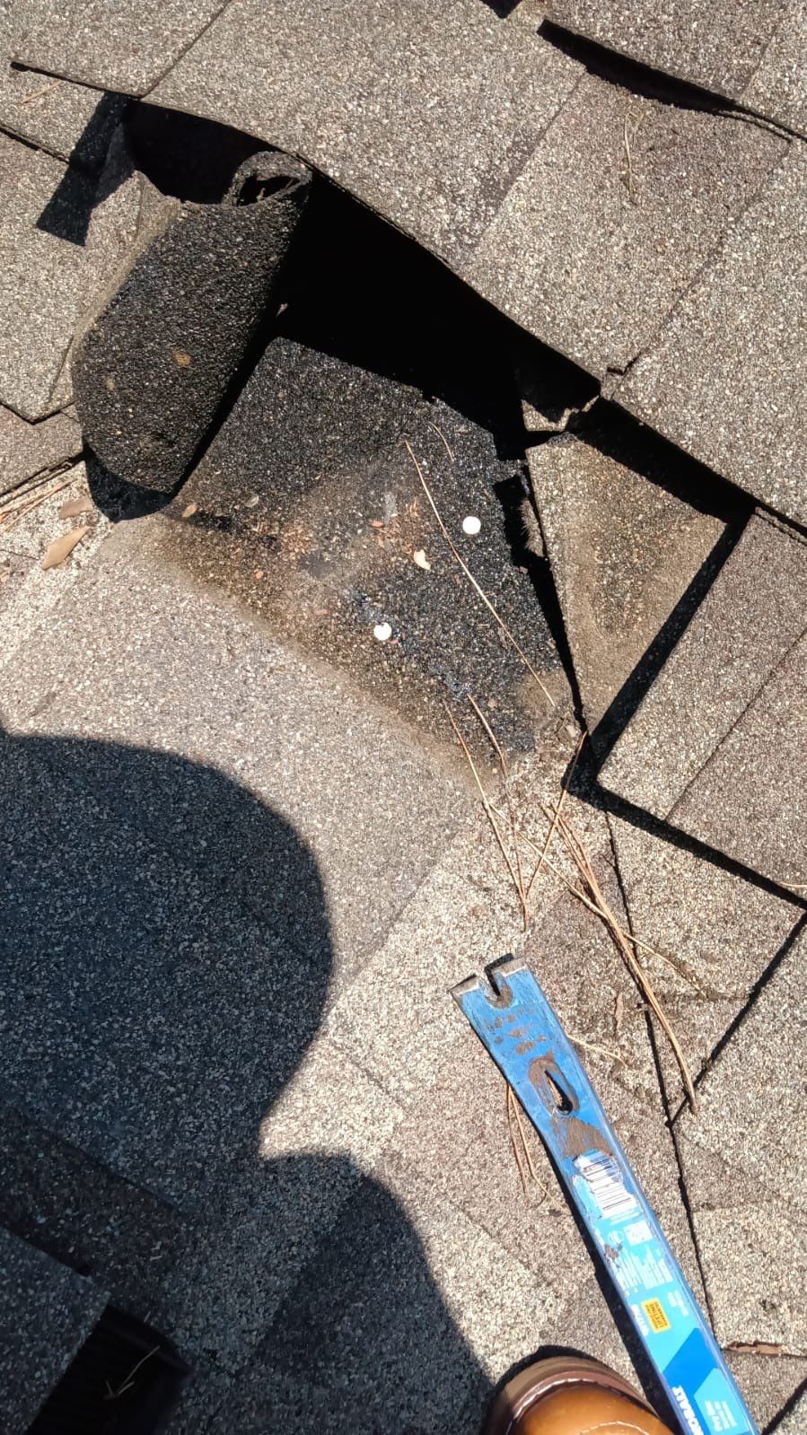 Hail Damage using Owen's Corning Duration (Lifetime) Shingles by Roof Repair Company