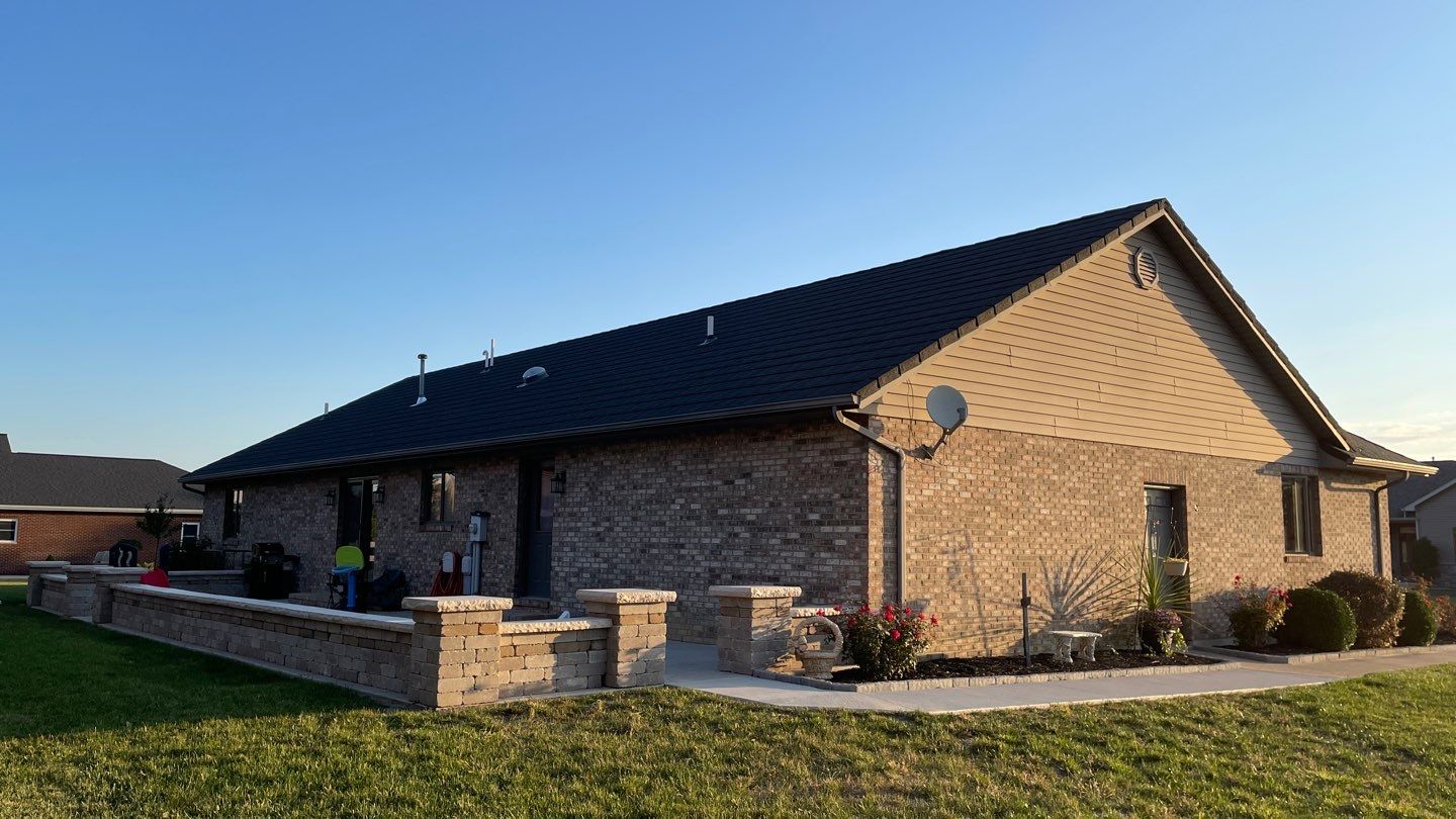 Residential Roofing Installation using Metstar Stone Coated Shadow wood by Nitro Roofing and Construction