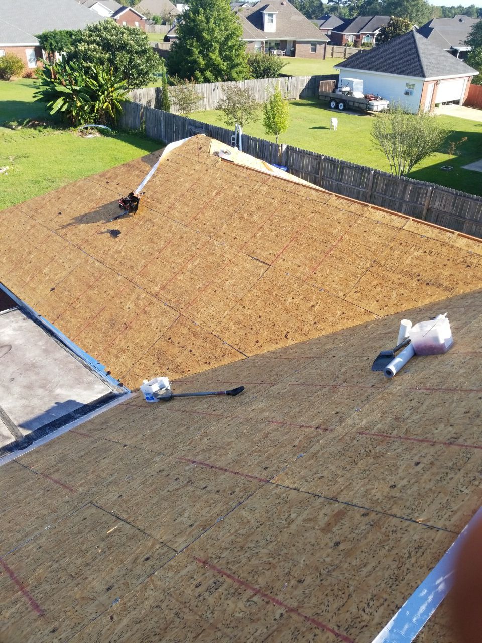Residential Roofing Installation using Roof Replacement by American Roofing & Construction LLC