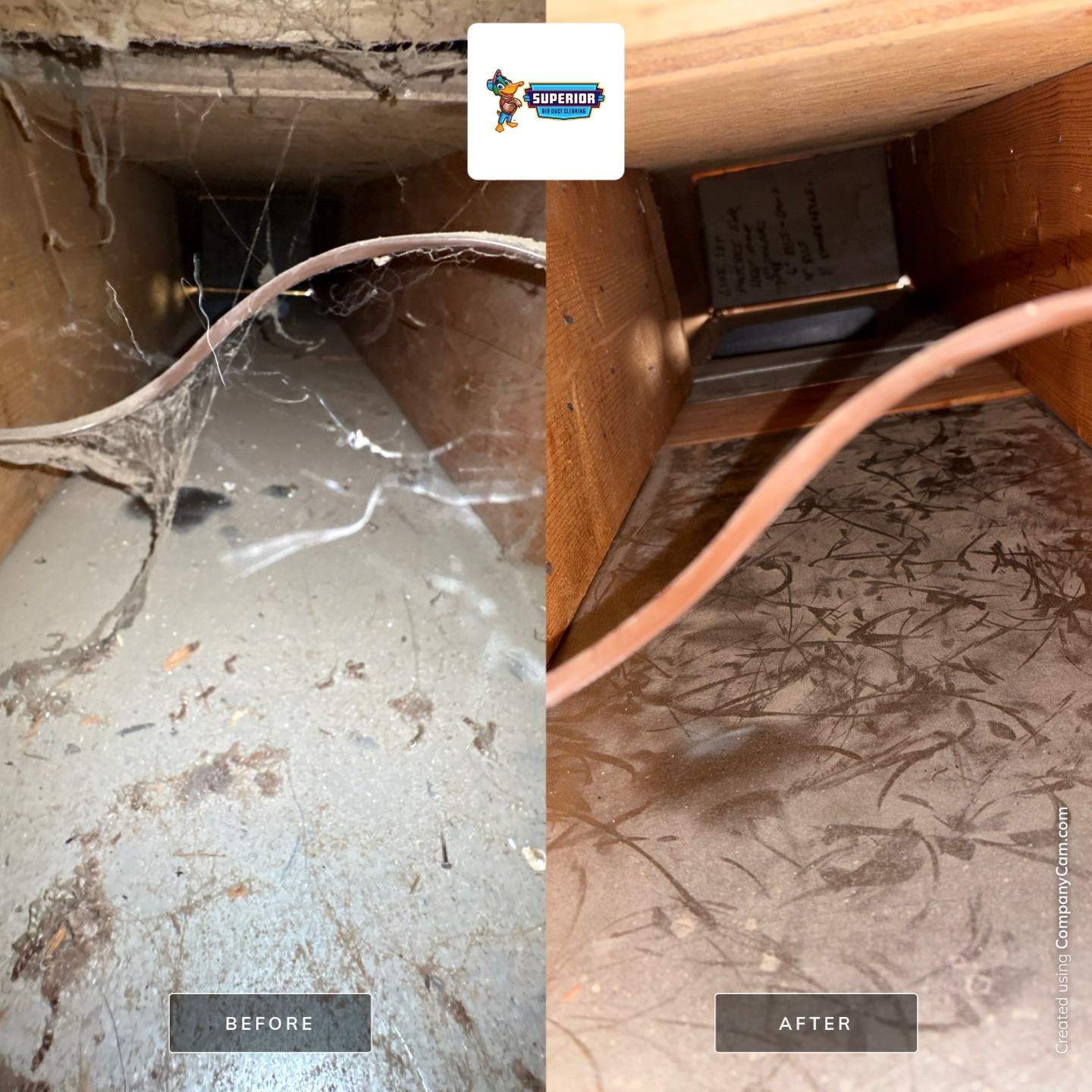 Air Duct Cleaning With a Vacuum Truck in Deerfield, OH by Superior Air Duct Cleaning