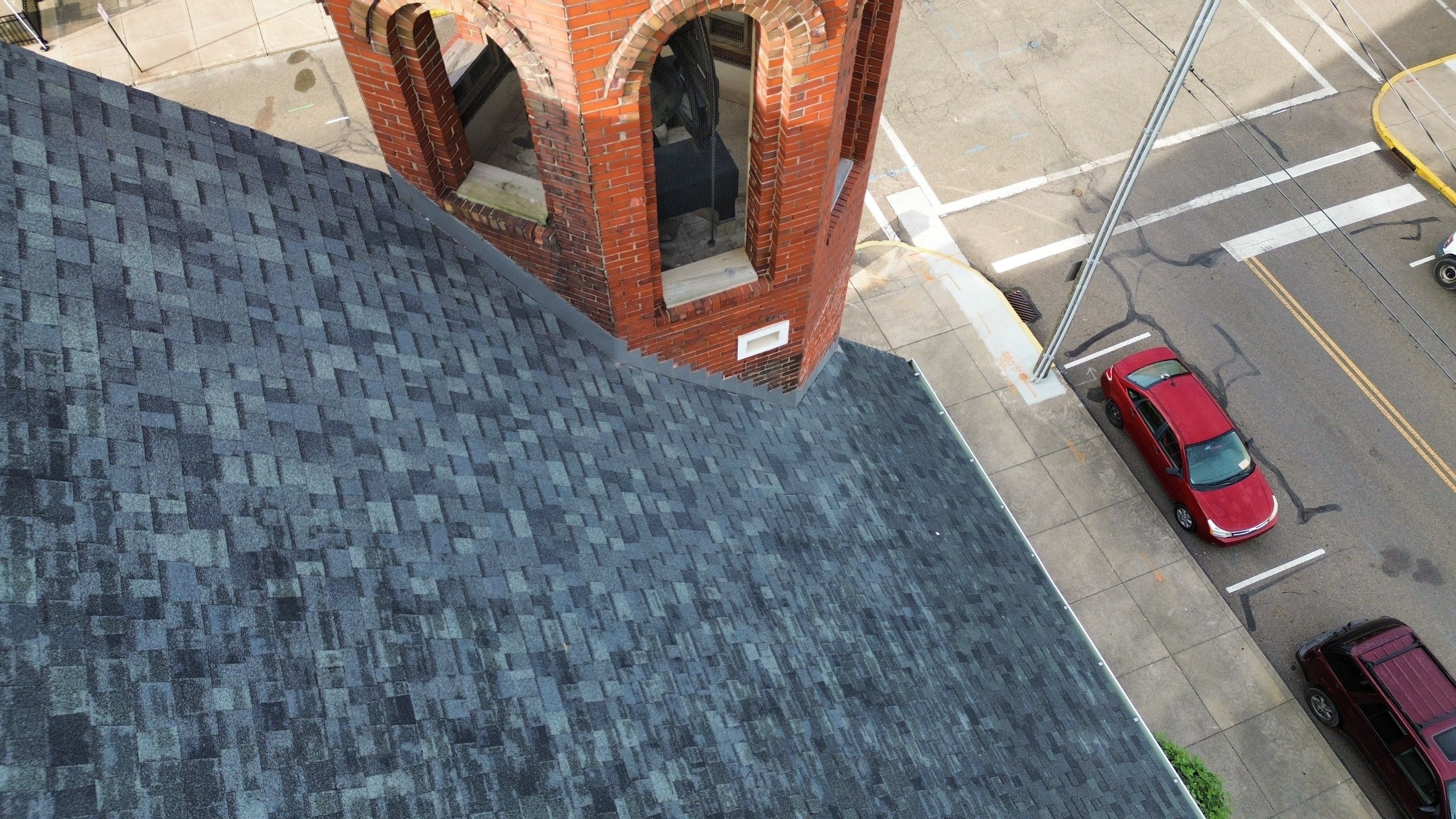 Commercial Roofing Installation using Duration Series Shingles - Estate Gray by RoofX 