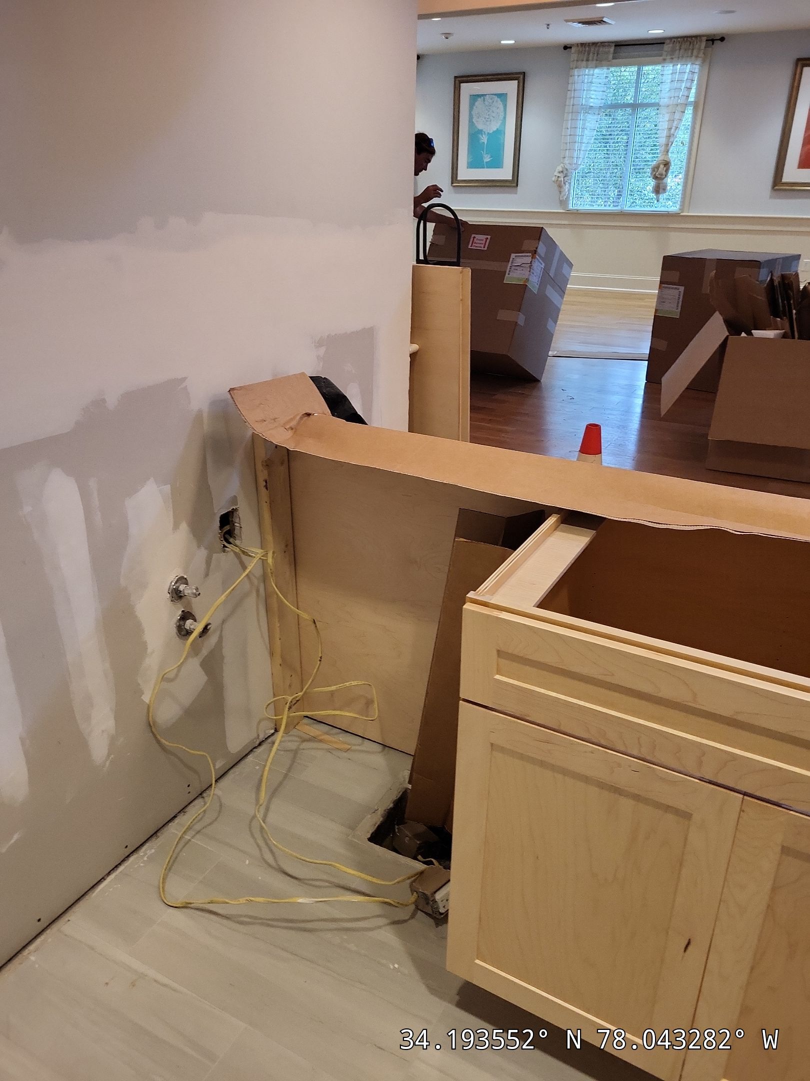 Commercial Fitness Center Flooring Installation & Cabinet Installation  by RGR Construction and Roofing, LLC