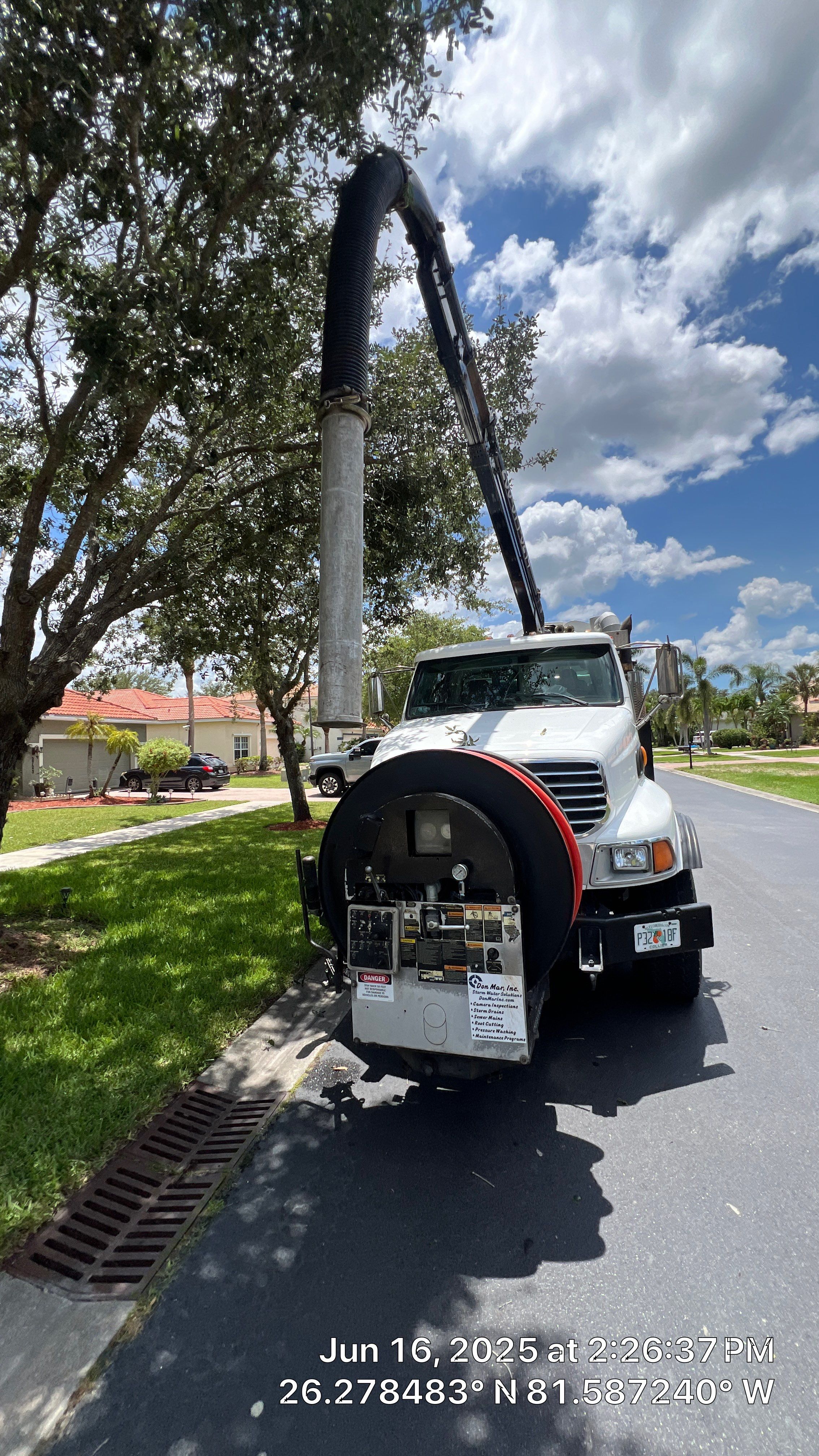 Naples Association Stormwater System Cleaning by Don Mar, Inc. Storm Water Solutions