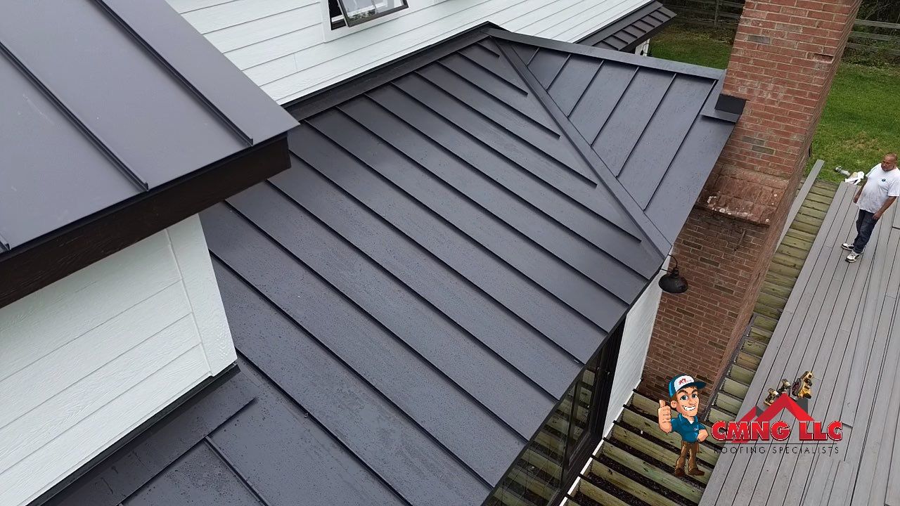 Gorgeous Standing Seam Roof Color Black by CMNG LLC