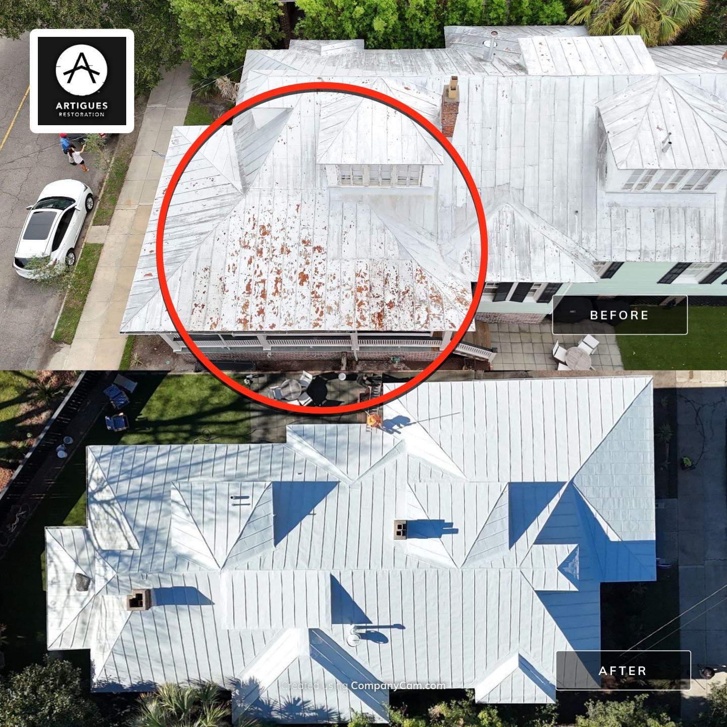 Charleston Residential Home by Artigues Roofing & Restoration Services