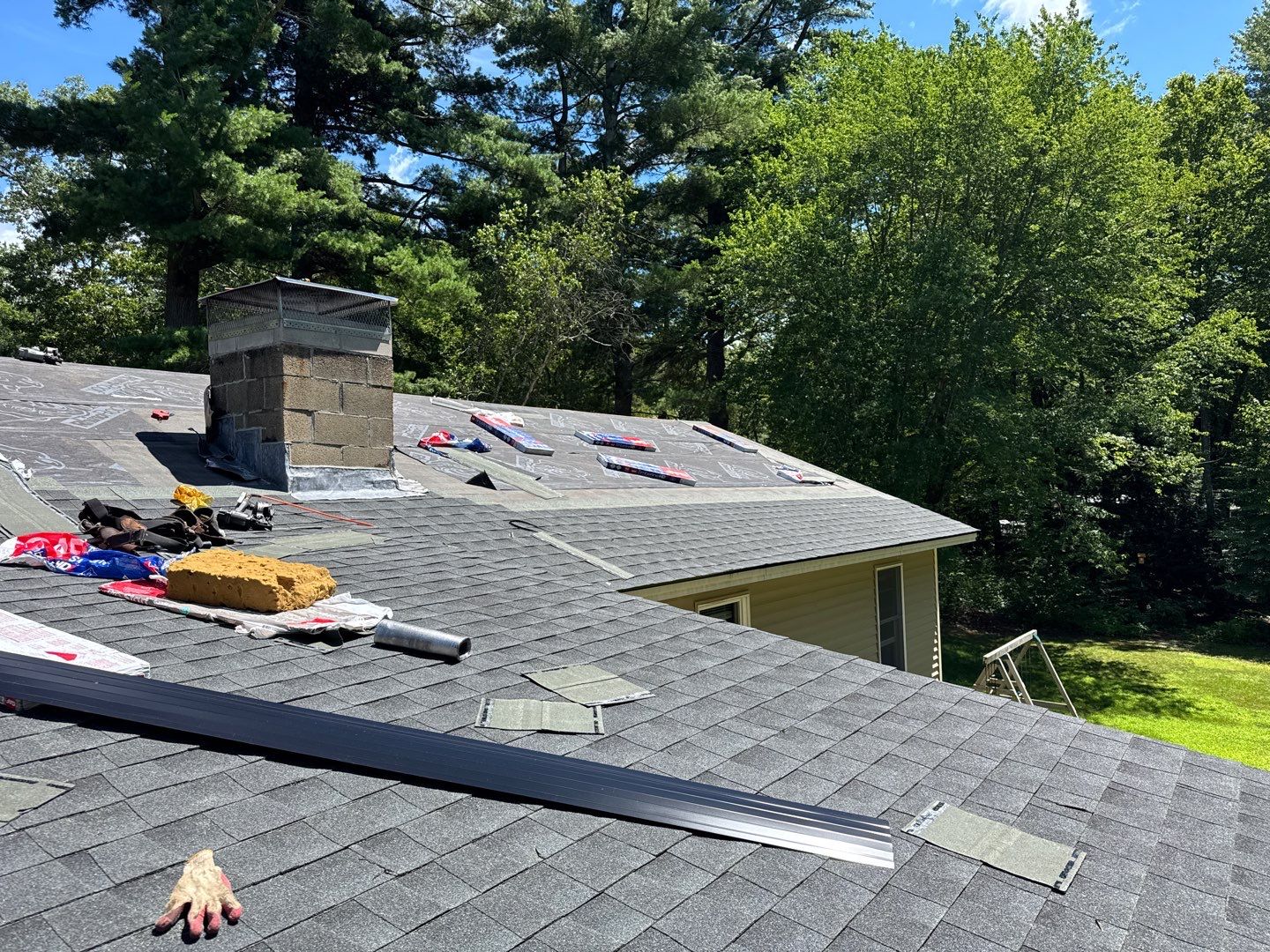 Full Roof Replacement Following Prior Chimney Repair – Repeat Customer Project by Sensible Home Solutions