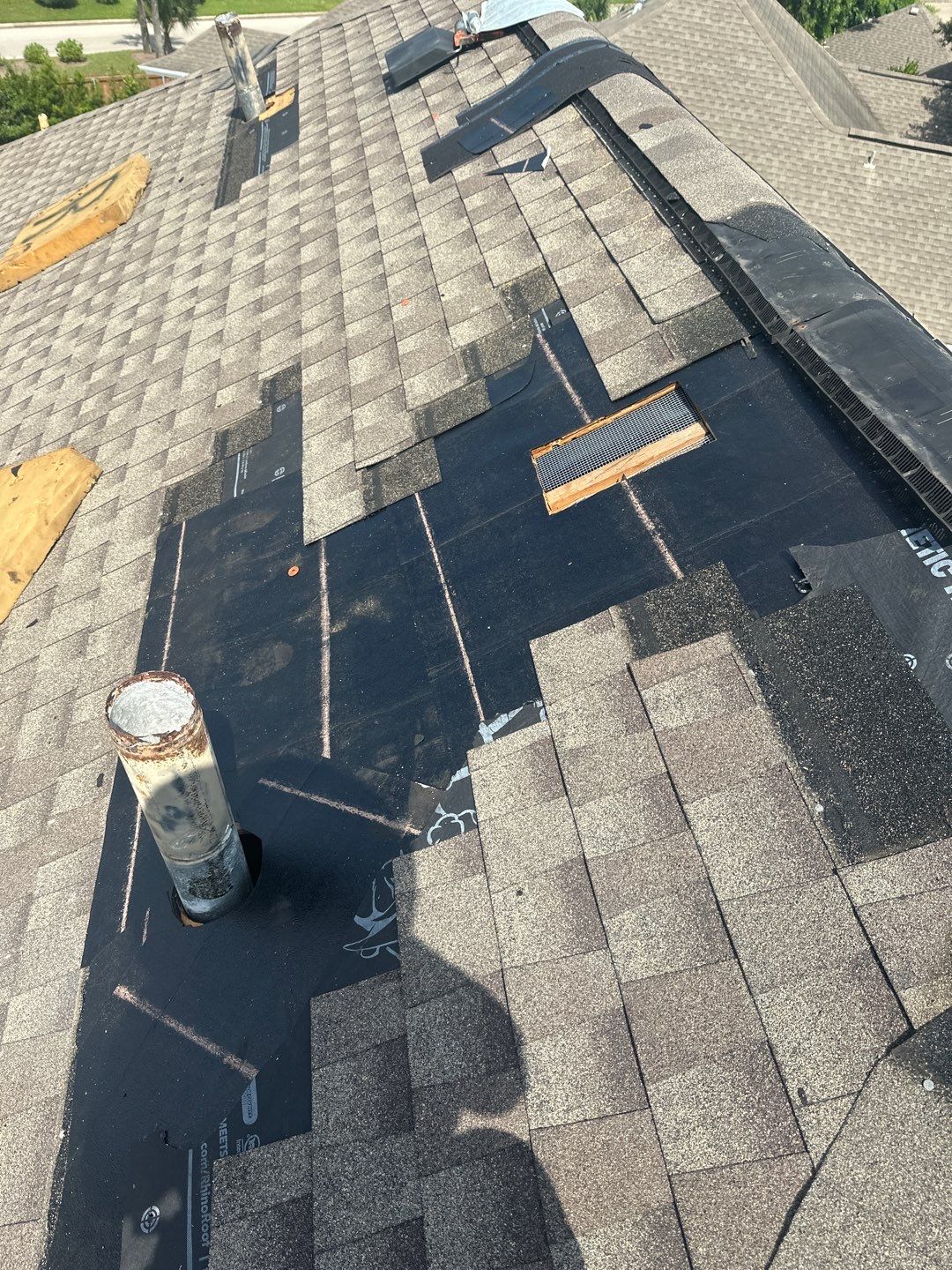 Hail Damage using Owen's Corning Duration (Lifetime) Shingles by Roof Repair Services LLC
