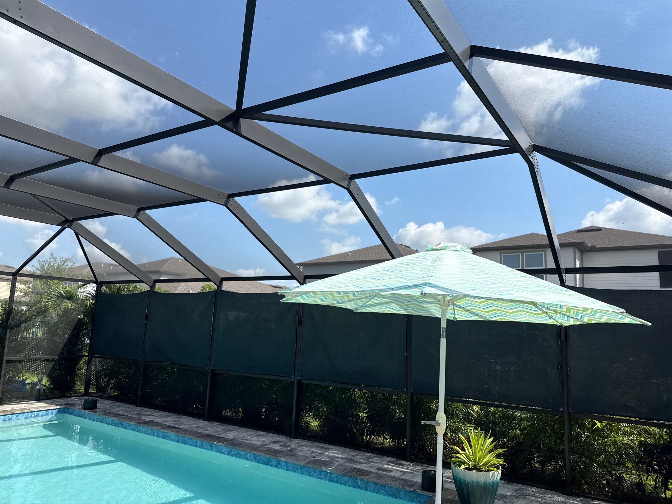 Paver Pool Deck & Screen Enclosure Cleaning – North River Ranch, Parrish, FL by Sunshine AquaWash