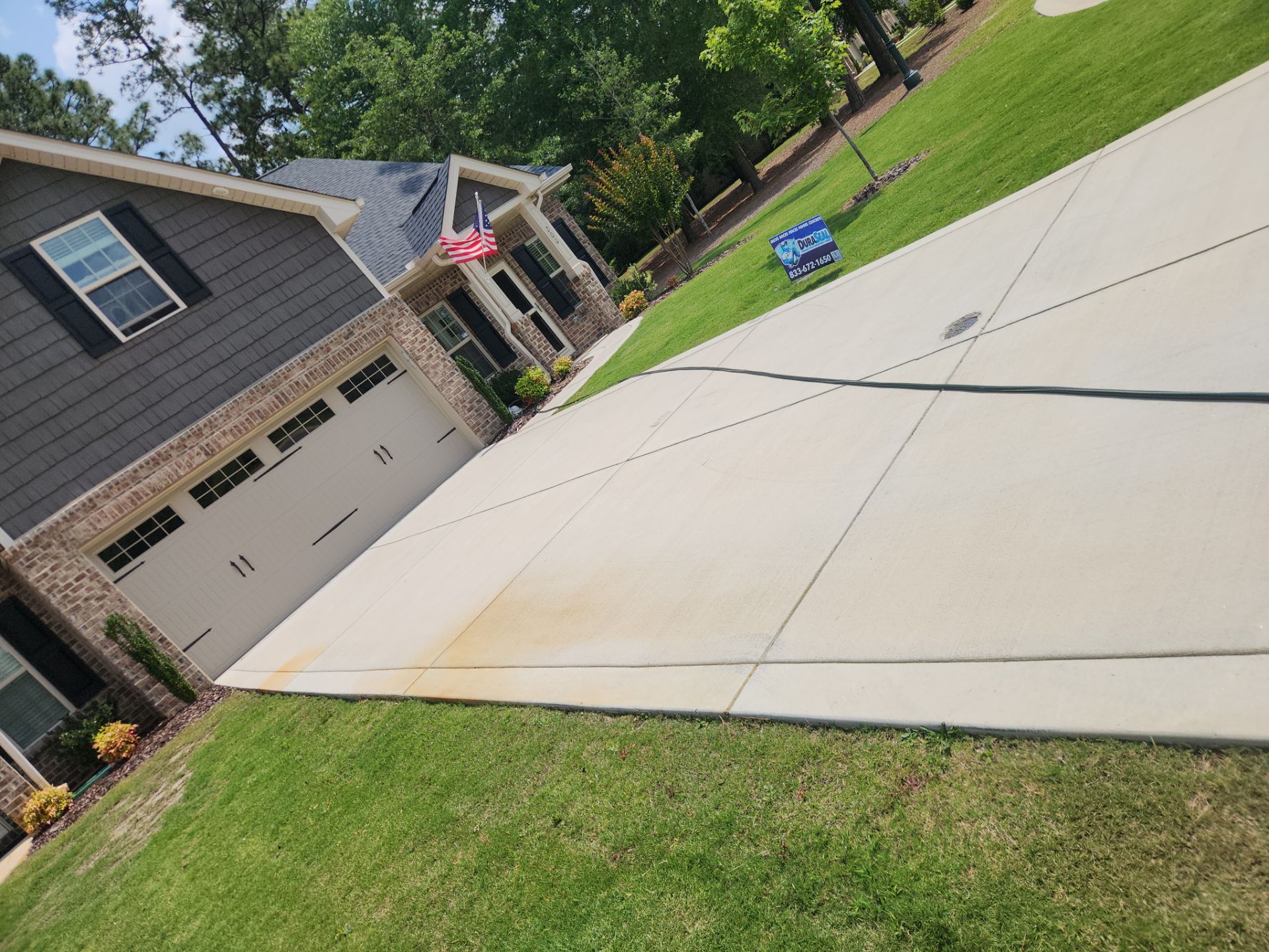 Concrete Driveway using Concrete Sealant by DuraSeal