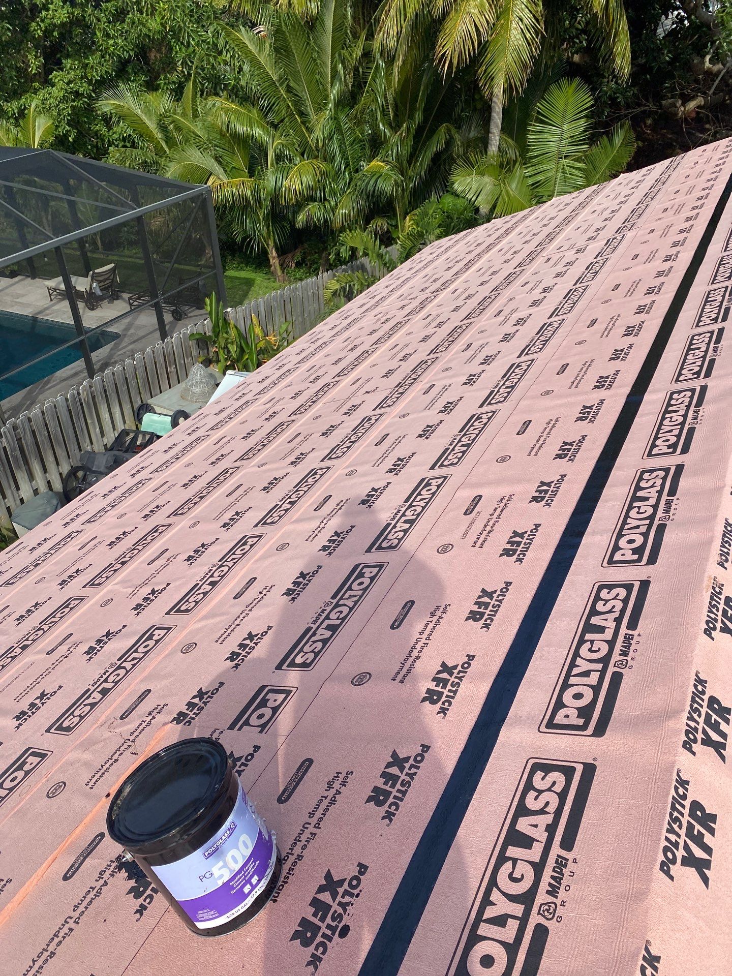 Residential Roofing Installation using 1" Nail strip metal roof by BLUES BROTHERS ROOFING