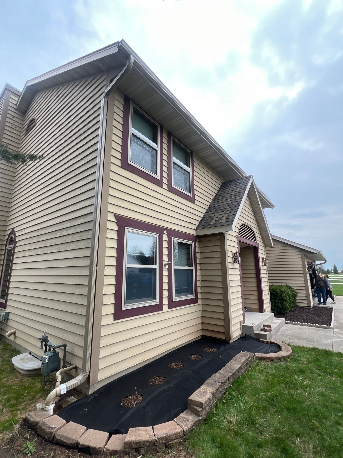 Bye Bye Cedar Siding ! Hello Misty Shadow!  by Gellings Roofing & Siding