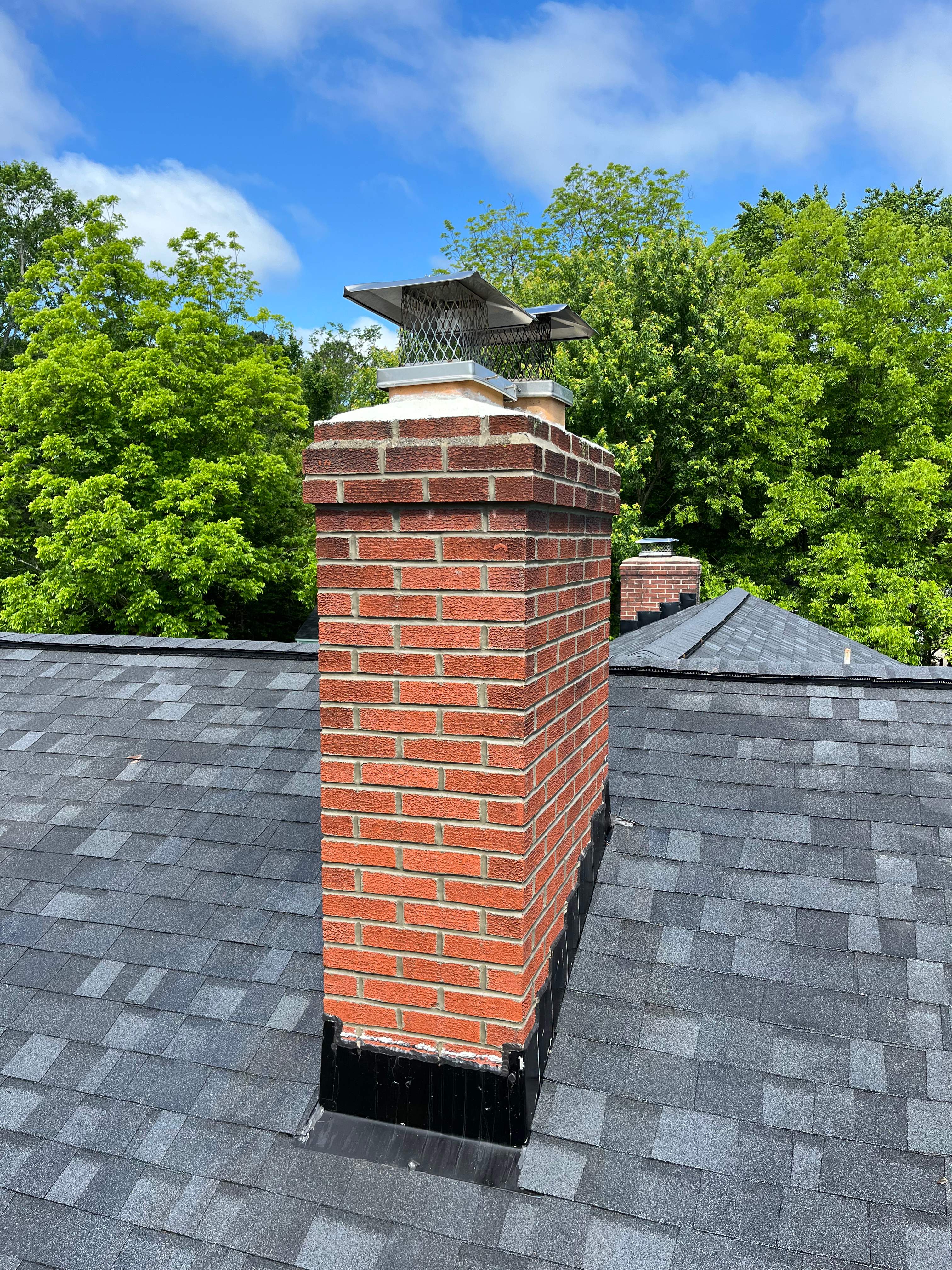 Masonry Repair for Chimney Leak by Premier Chimney and Roofing