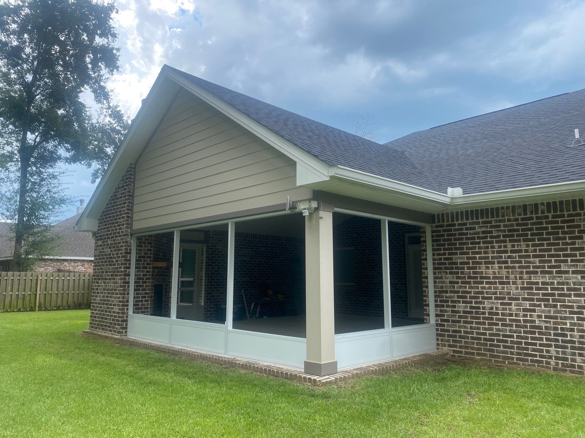 Cathedral Style Screen Under by Titan Sunrooms