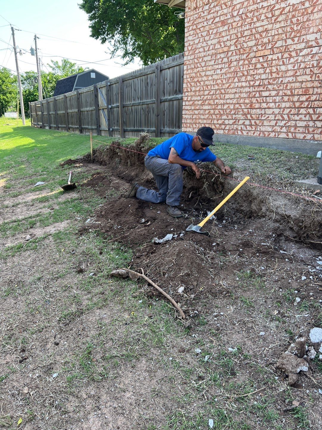 Retaining Wall using Rocks by Clays Services Inc