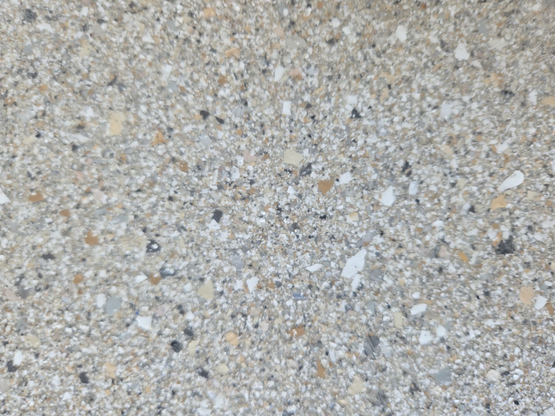 Multi-Bay Detached Garage Transformation with Claystone Hybrid Flake by Croc Coatings, LLC