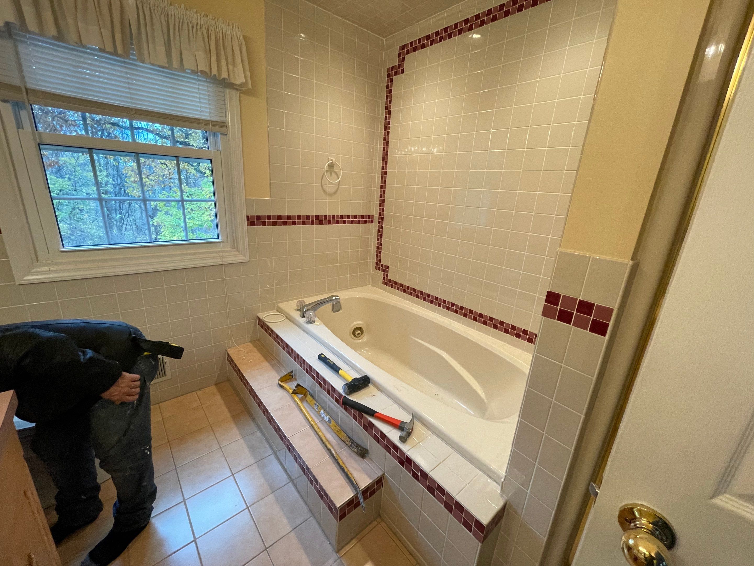 Bathroom Remodel using Tile by Home Concepts Construction