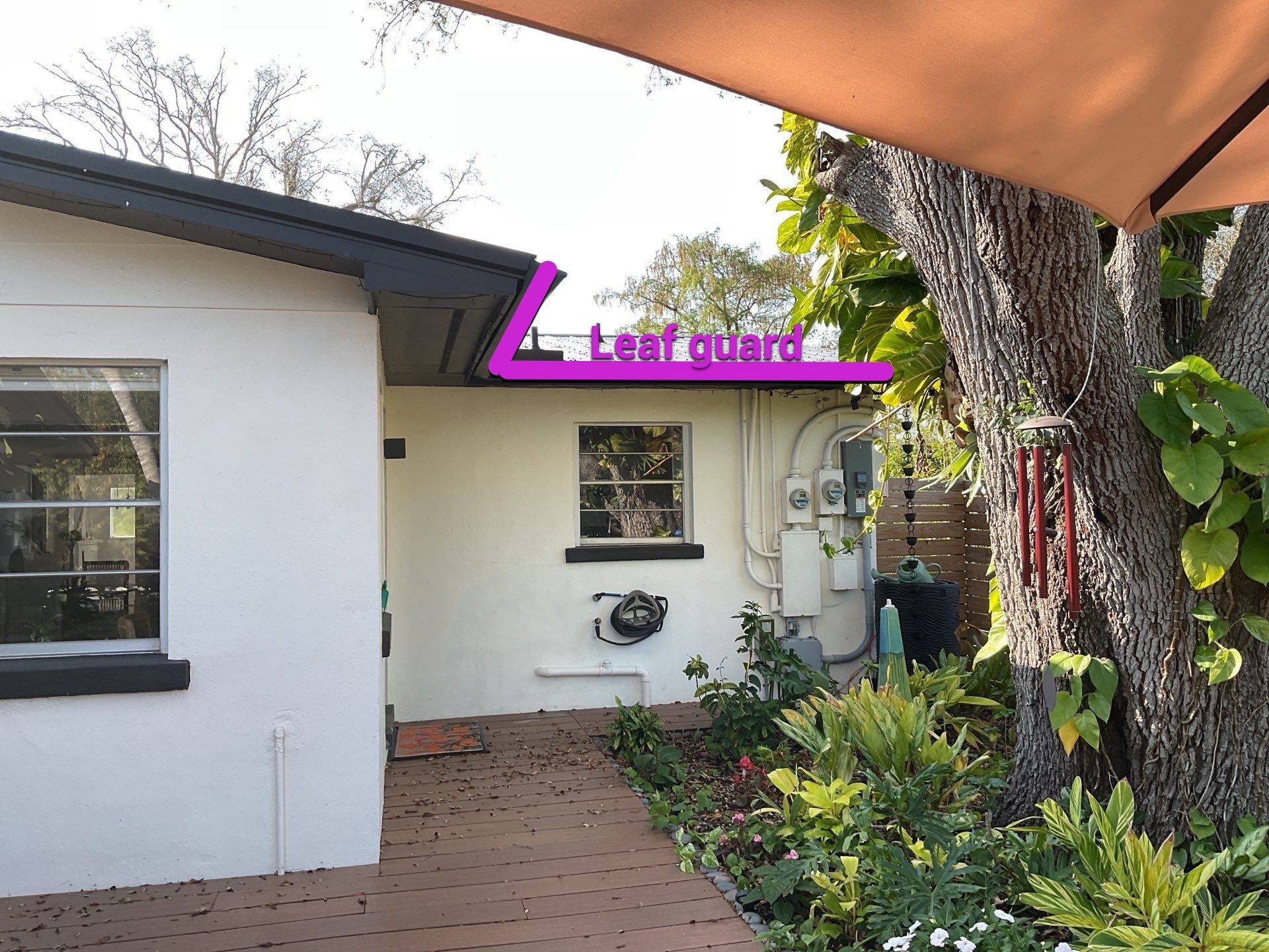 Black Gutter Guard Gutter Installation in Fort Myers FL by Gutter Professors