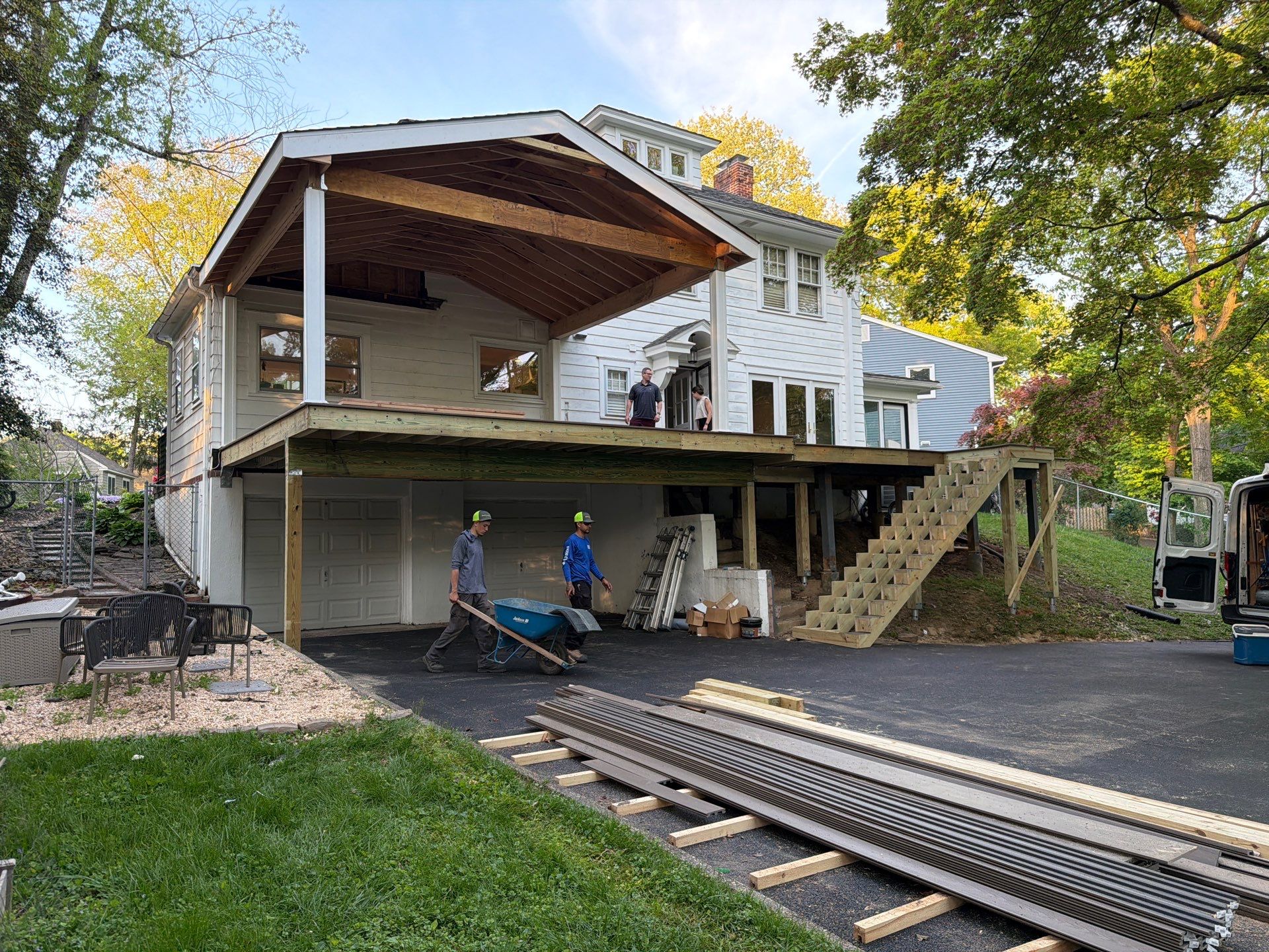 New deck and porch in Moorestown by deck guardian