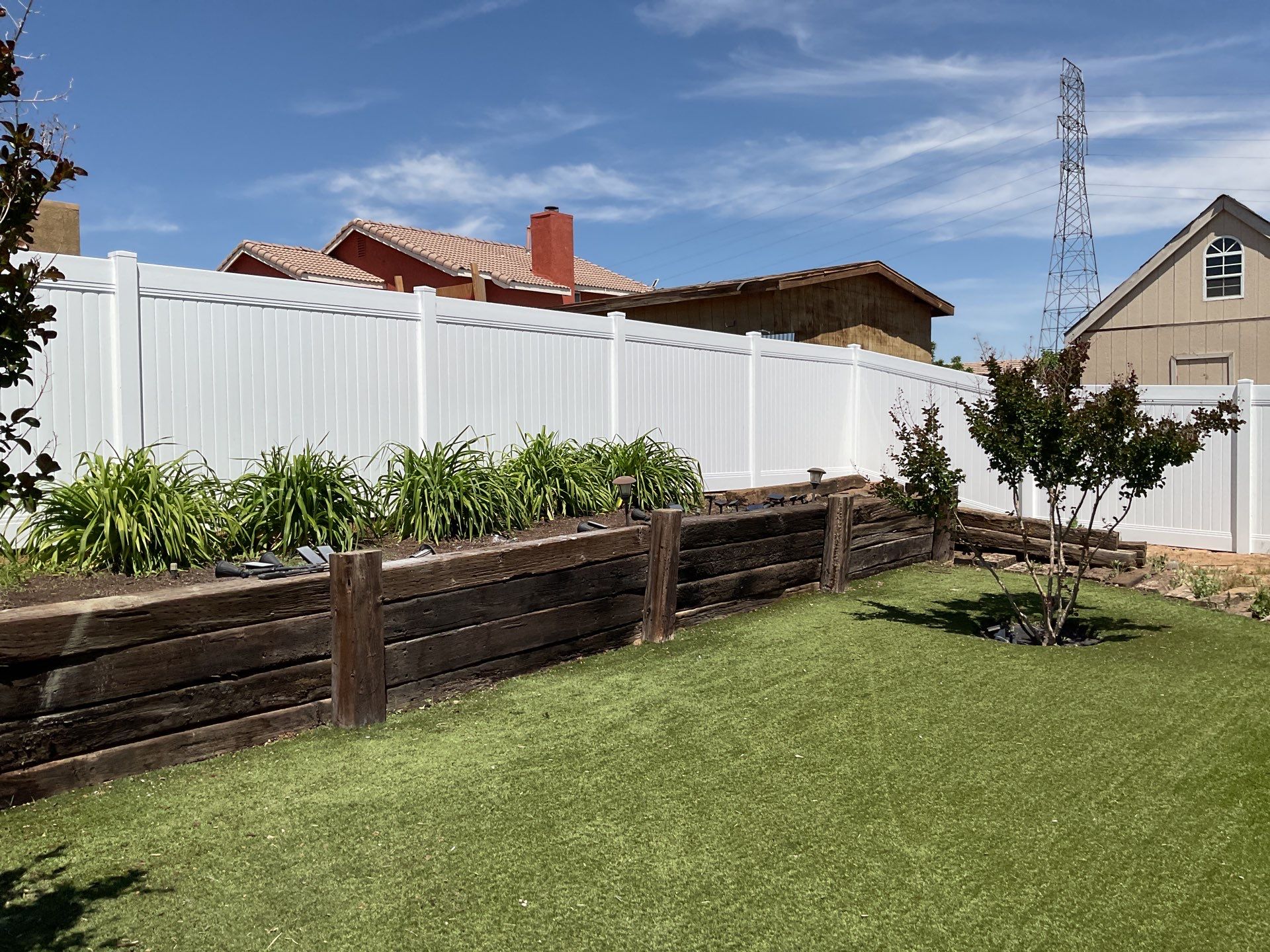 Fence Installation using Vinyl by Fence Guys Inc. 
