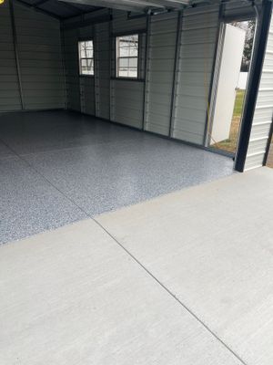 Garage Floor Coating using Steamboat