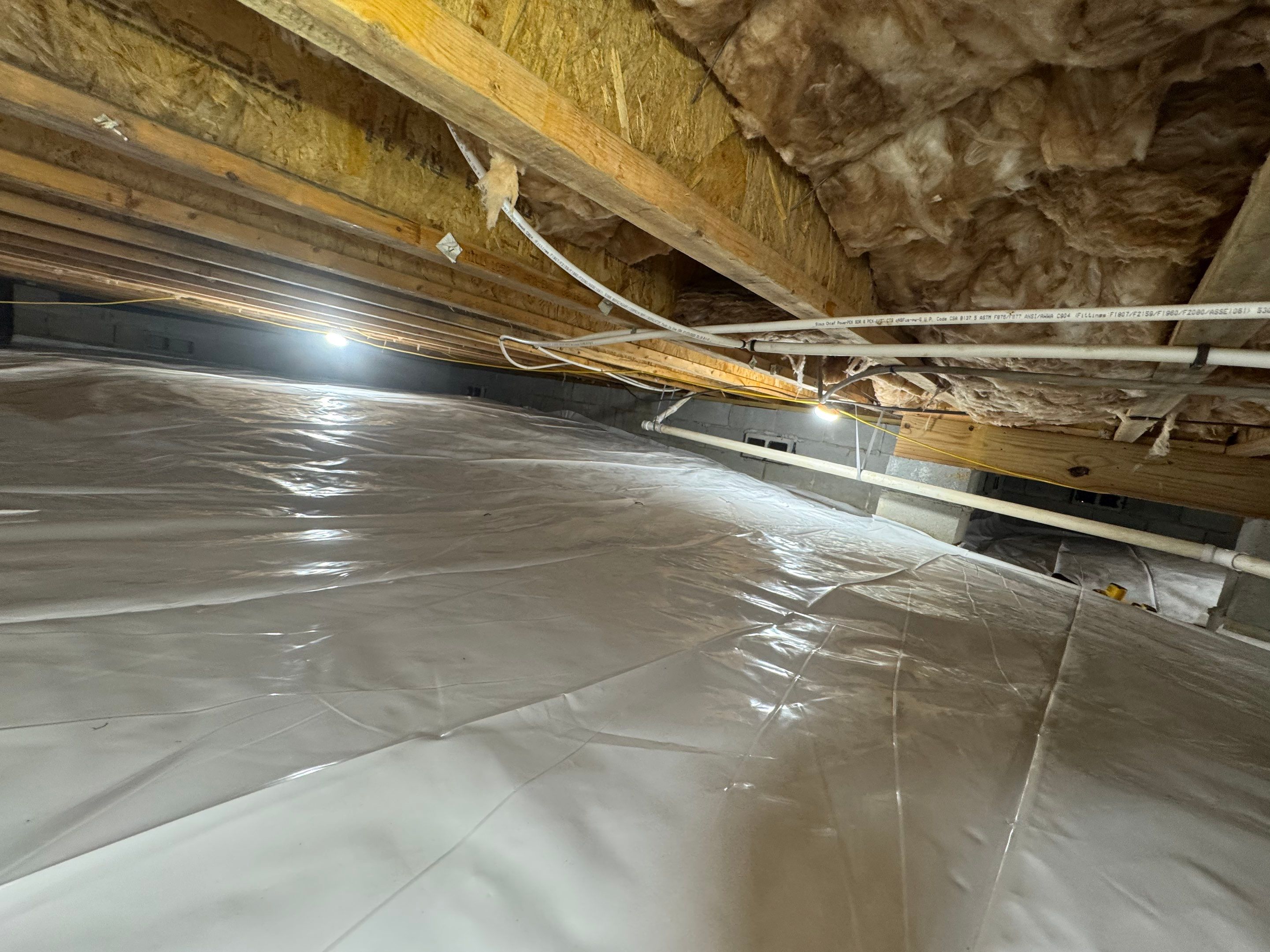 Project in Franklin by Patriot Crawl Space Repairs