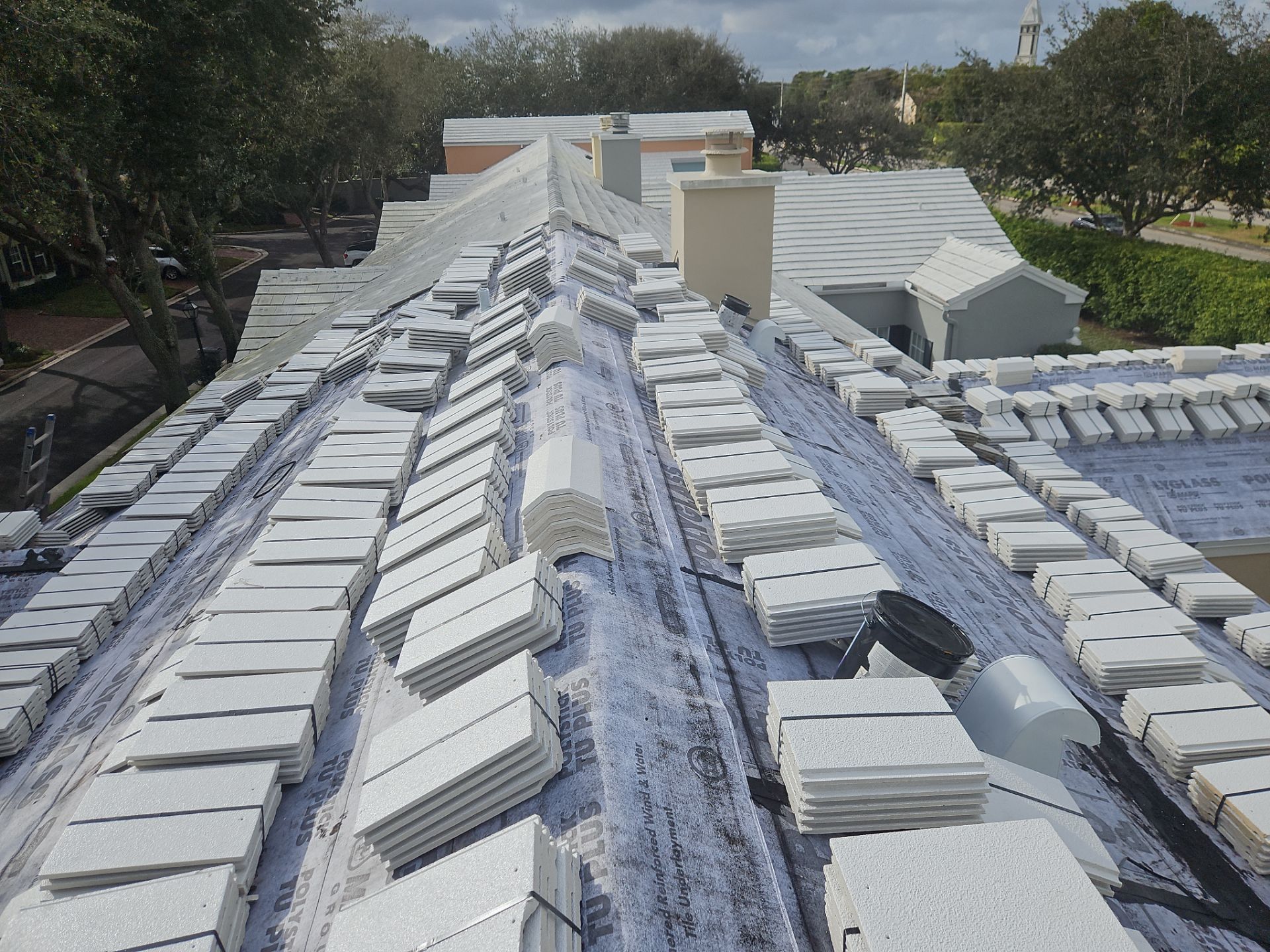 Residential Roofing Installation using WestLake Roofing Tile by BLUES BROTHERS ROOFING