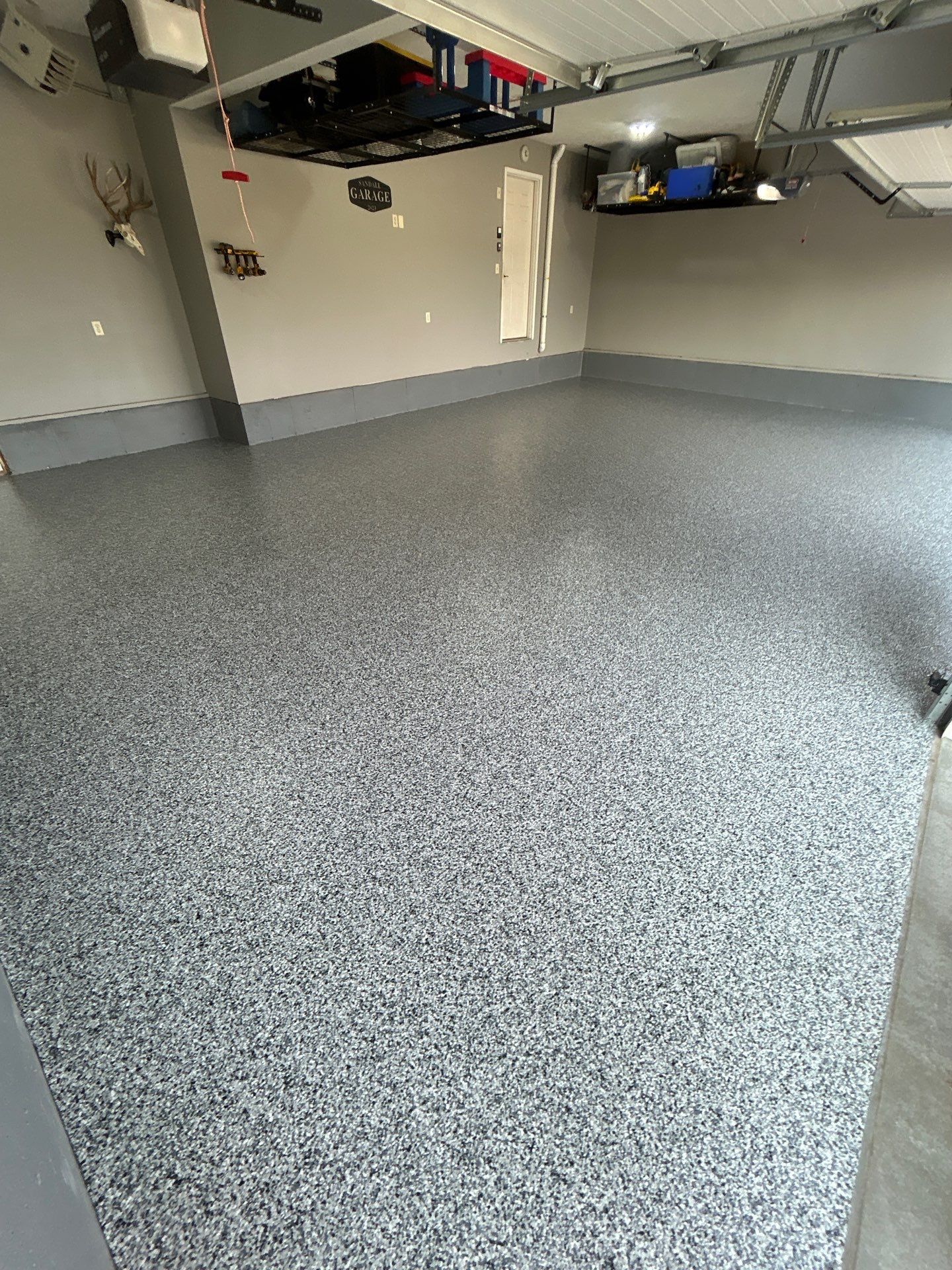 Brashed Gray 1/4” by Granite Garage Floors