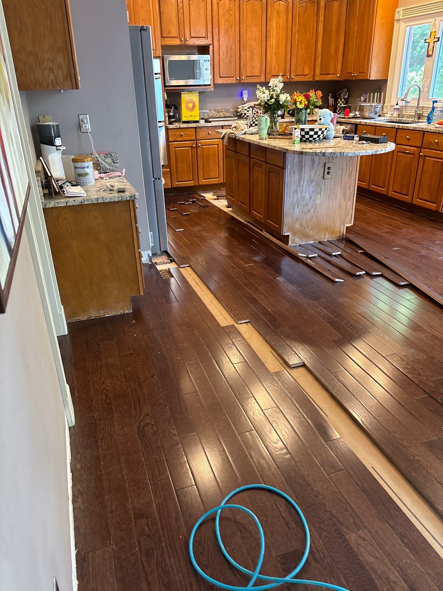 Prefinished Solid Hardwood Flooring Installation in Union, KY by Footprints Floors Kentucky