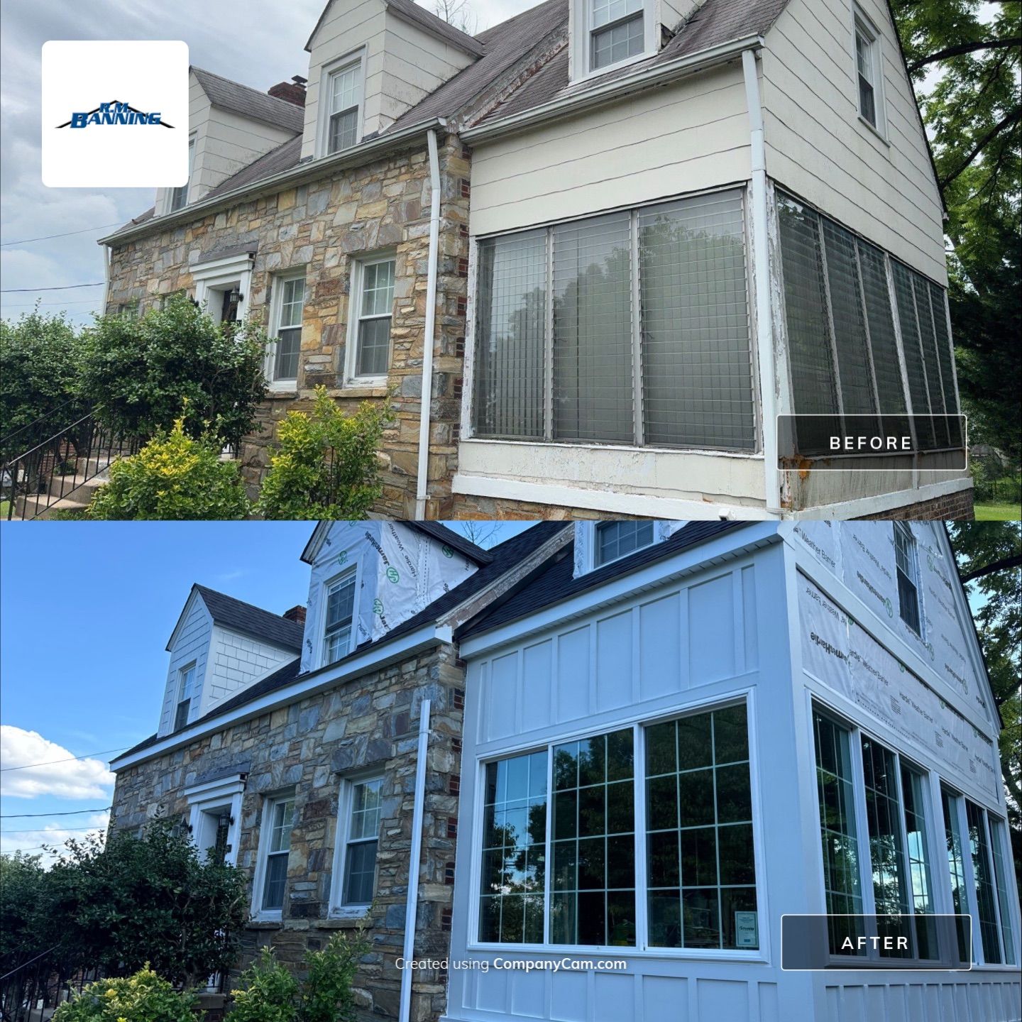 Arlington: Multi-Trade Exterior Remodel by RM Banning, Inc.