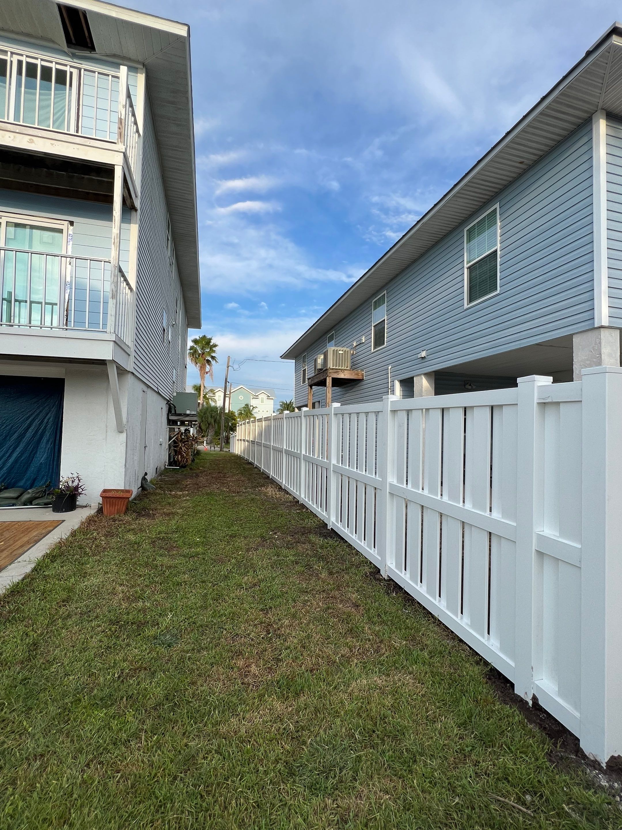 Vinyl Fence Installation using Vinyl Vertical Shadowbox Privacy Fence by Asap fence and gates, LLC