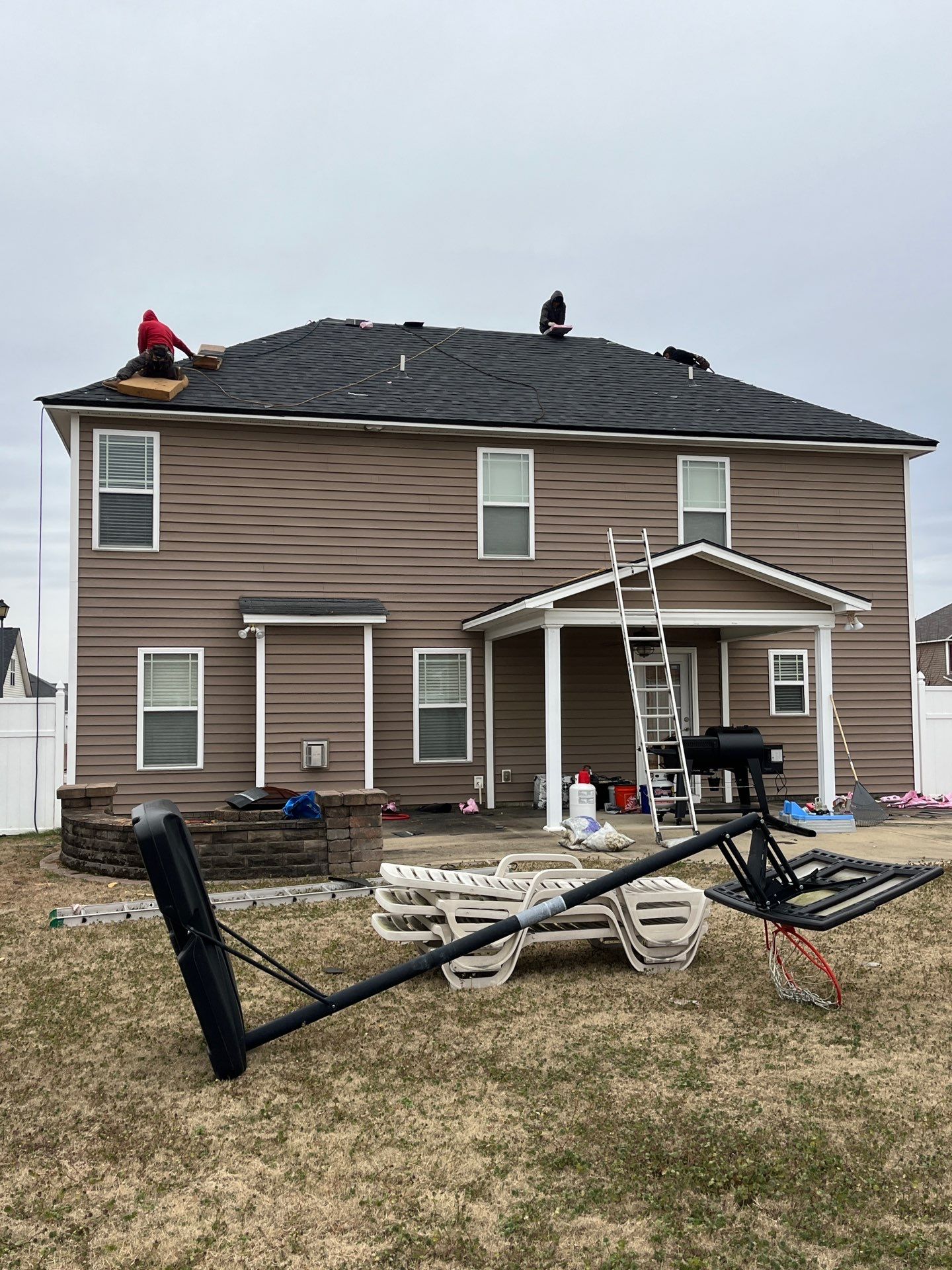 Residential Roofing Installation using Owens Corning by Karcher Roofing & Construction