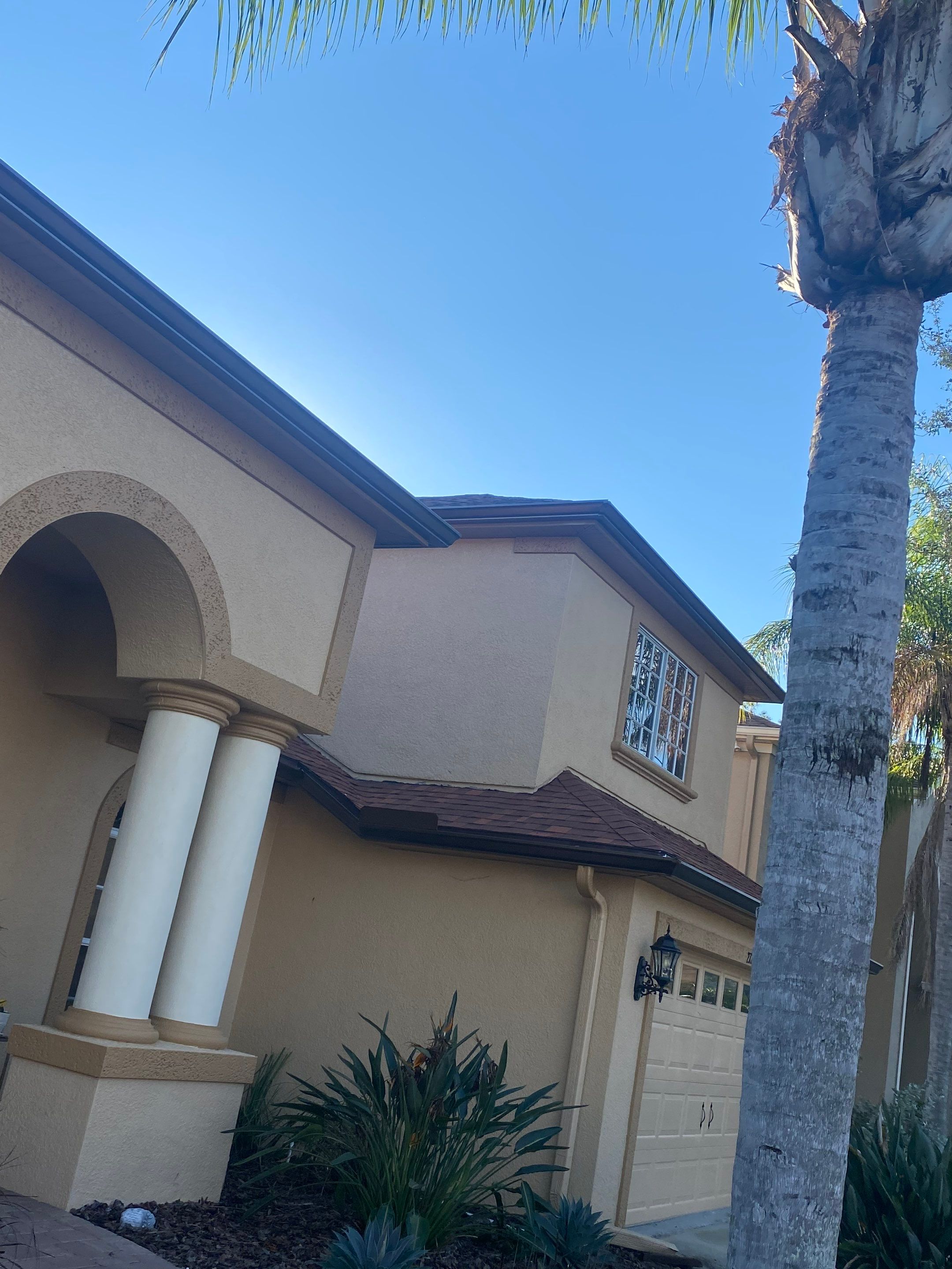 6 Inch Seamless Gutters using Copper Gutters in Wesley Chapel FL by Gutter Professors