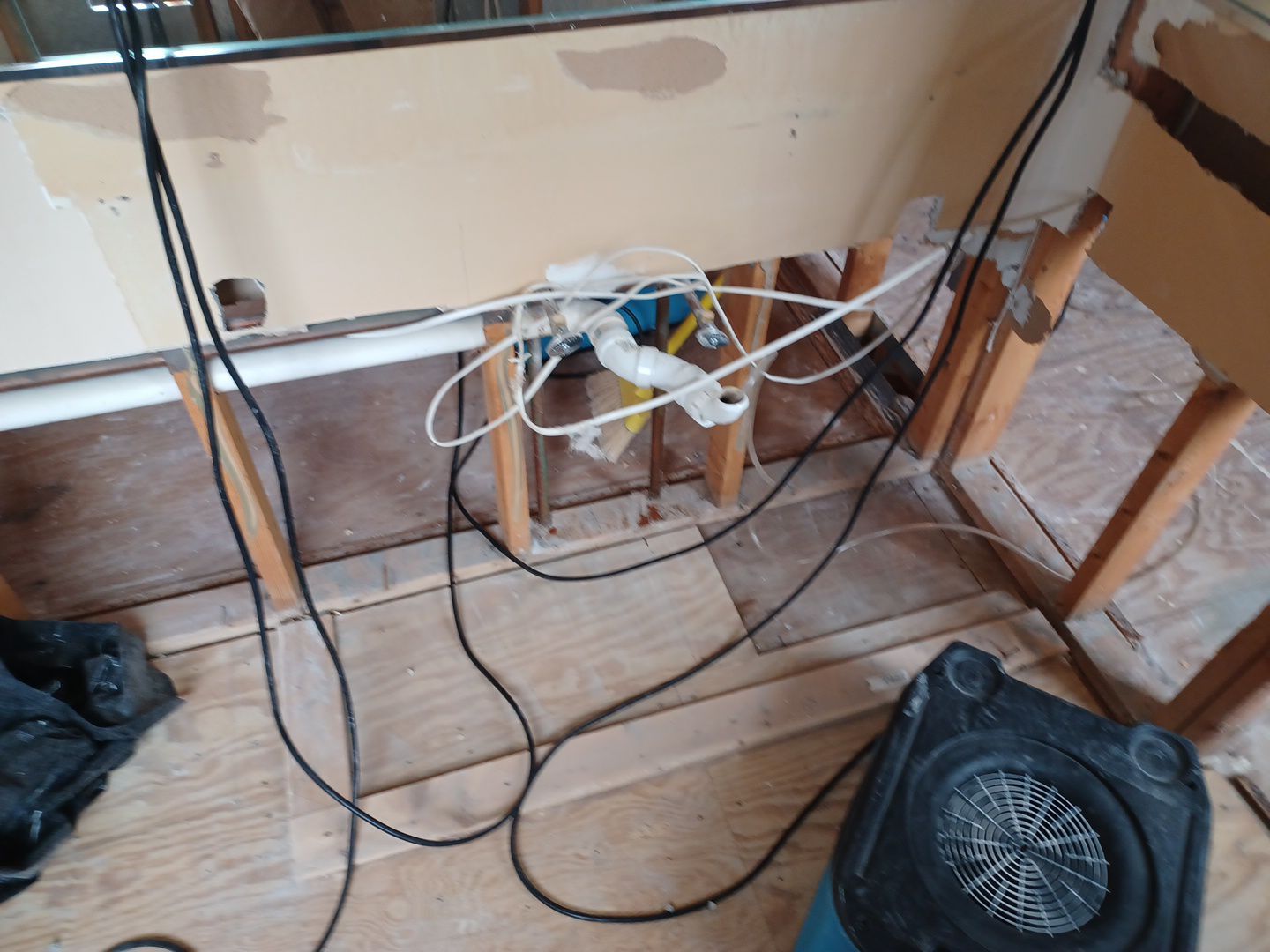 Project in Plymouth by EzDry Water Mitigation & Property Restoration