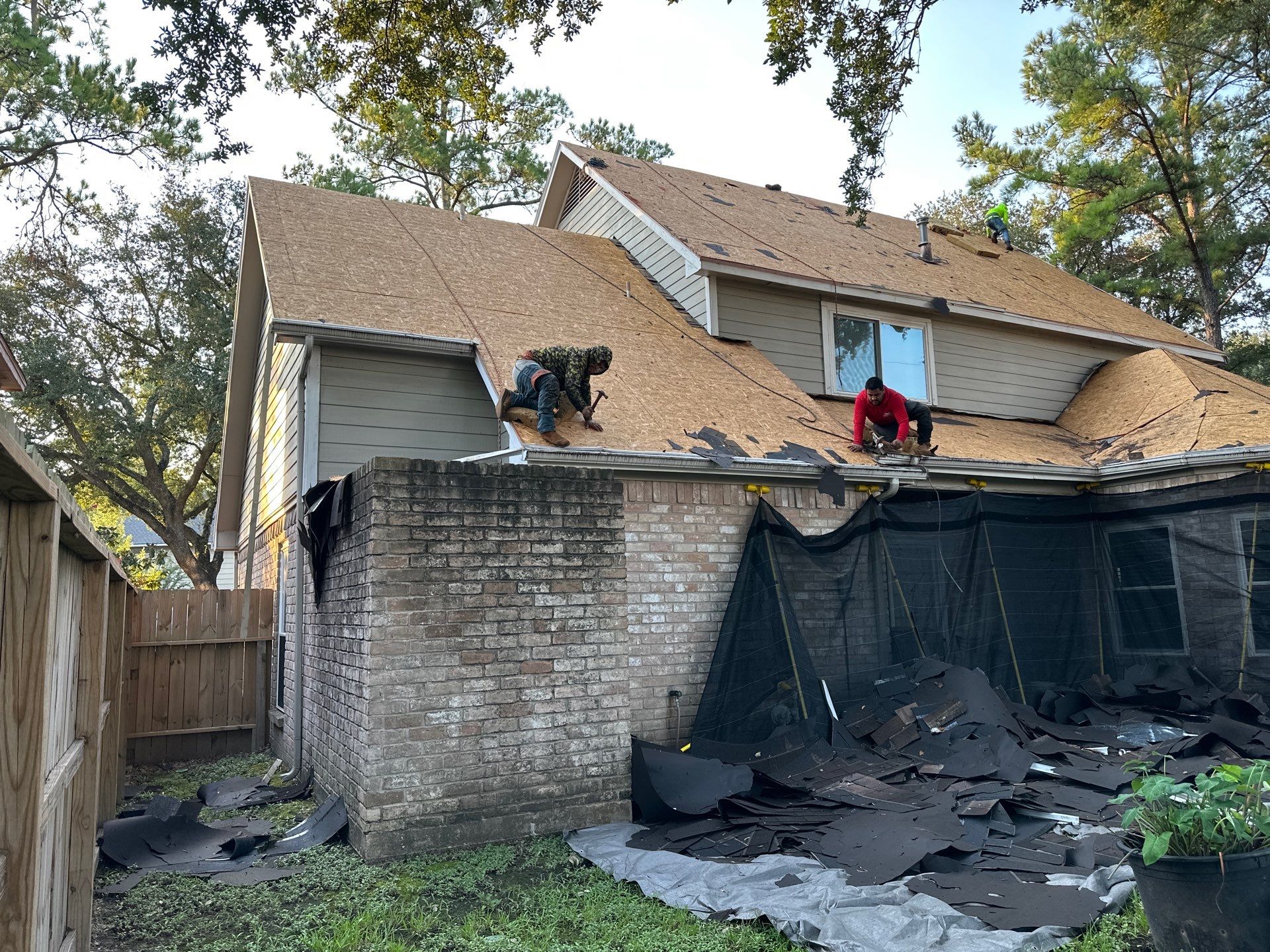 Project in Houston by Motion Roofing
