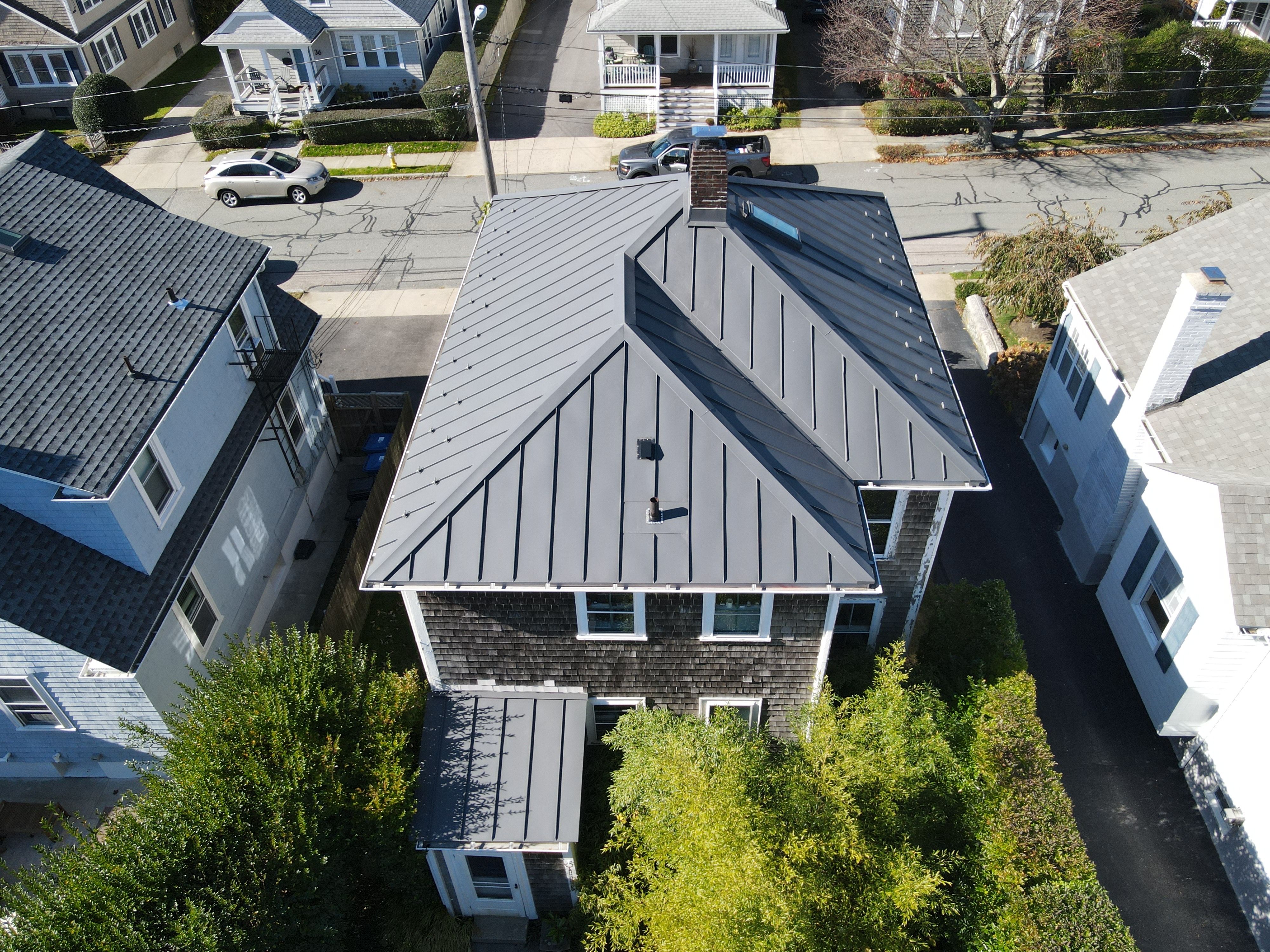 Newport Residence - Standing Seam Metal by Rinaldi Brothers